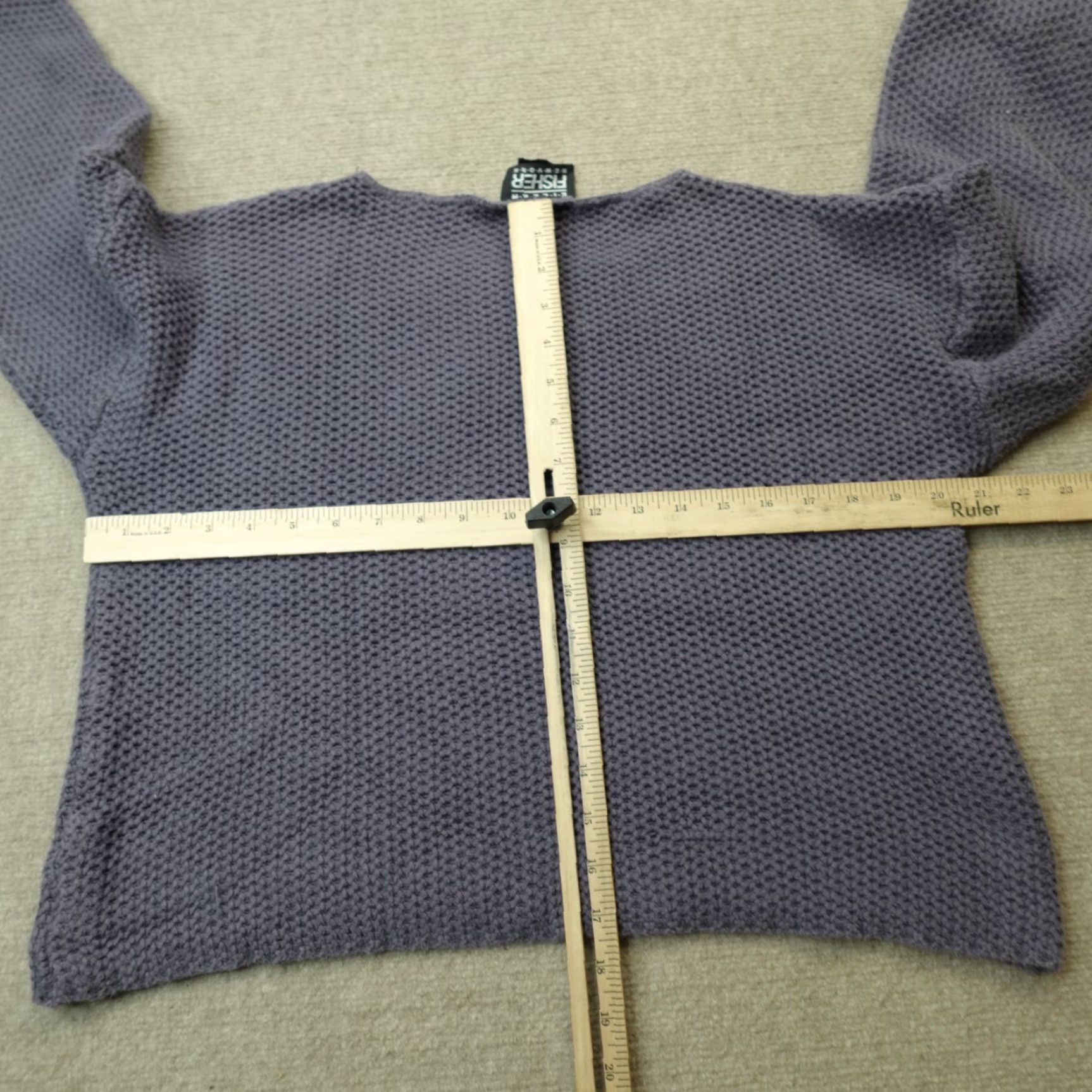 Eileen Fisher VINTAGE Eileen Fisher Sweater Womens Pullover Knit Open Cotton Blue M Medium Casual Open-Knit Size M / US 6-8 / IT 42-44 - 7 Thumbnail