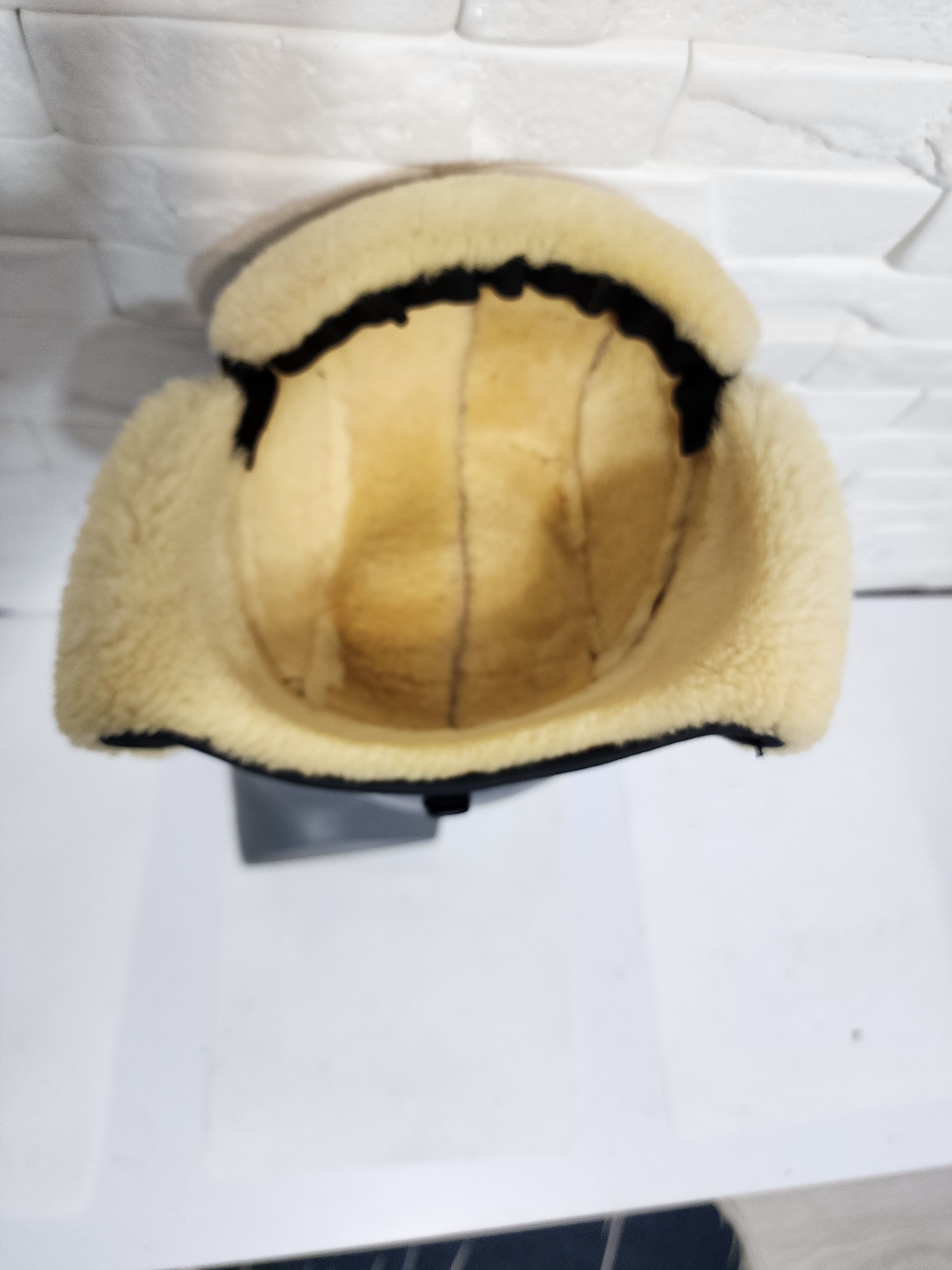 Furla Men's Warm Fur Hat. Brown Sheep Fur Hat. Size ONE SIZE - 7 Thumbnail