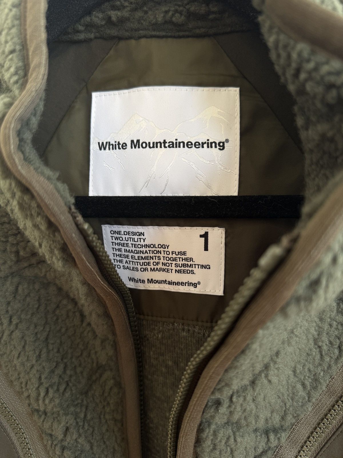 White Mountaineering White Mountaineering Green Fleece Vest AW23 Size US S / EU 44-46 / 1 - 3 Thumbnail