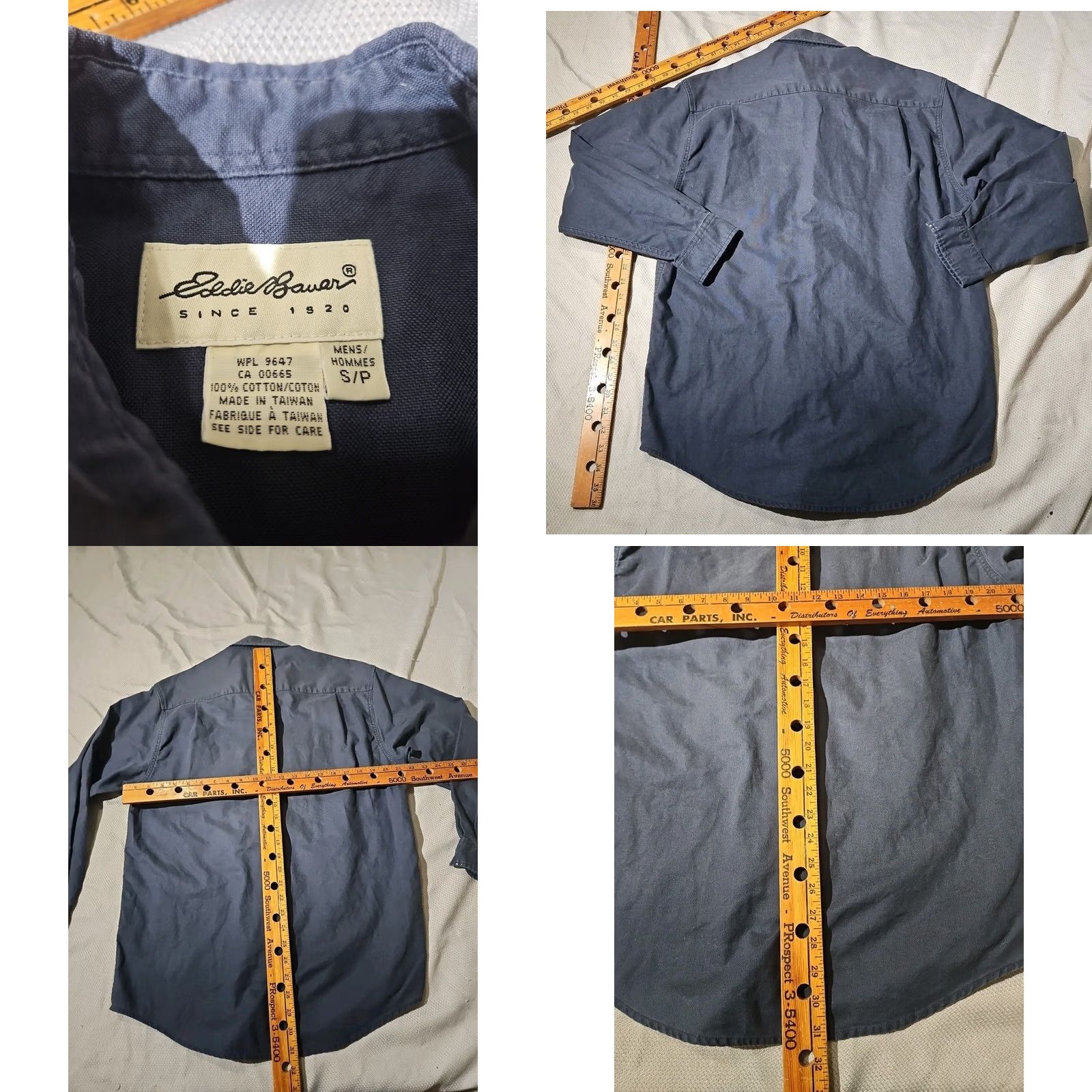 Eddie Bauer VINTAGE Eddie Bauer Shirt Mens Small Blue Button-Up Casual Preppy 90s Canvas Shirt Mens Small Blue Button-Up 90s Preppy Casual Eddie Bauer Size US S / EU 44-46 / 1 - 8 Thumbnail