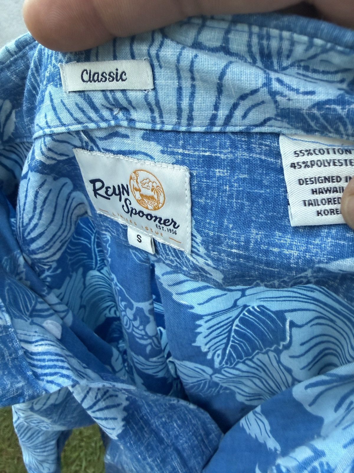 Reyn Spooner PreOwned Reyn Spooner Classic Hawaiian Shirt Blue Men's S Size US S / EU 44-46 / 1 - 4 Thumbnail
