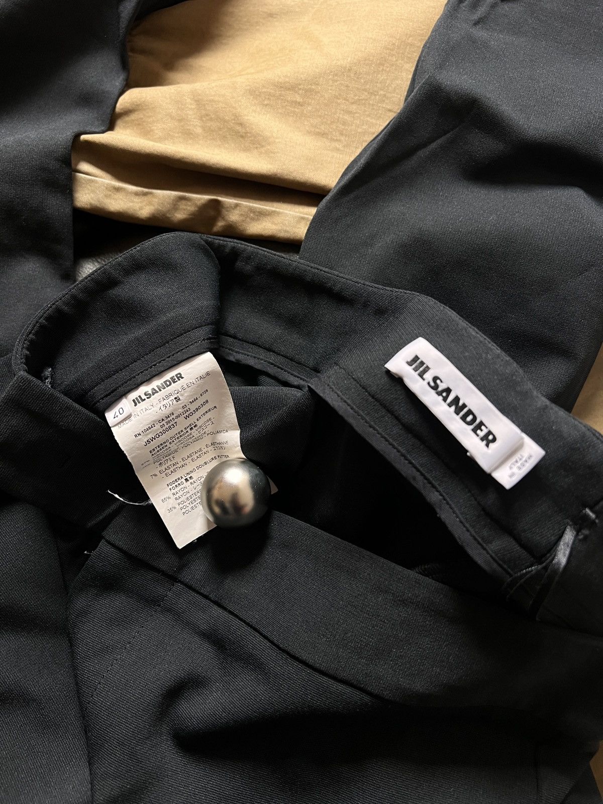 Jil Sander Jil Sander Black Straight Classic Trousers Size 27" / US 4 / IT 40 - 9 Thumbnail