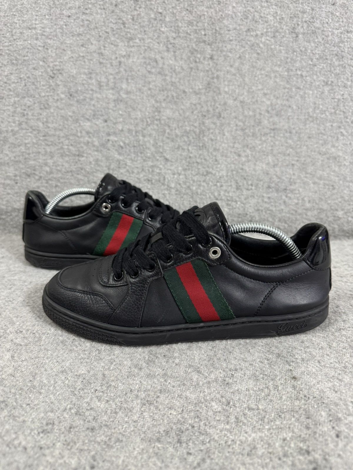 Gucci Gucci Ace Coda Web Stripe Low Leather Sneakers size 36 Italy Size US 6 / IT 36 - 2 Thumbnail