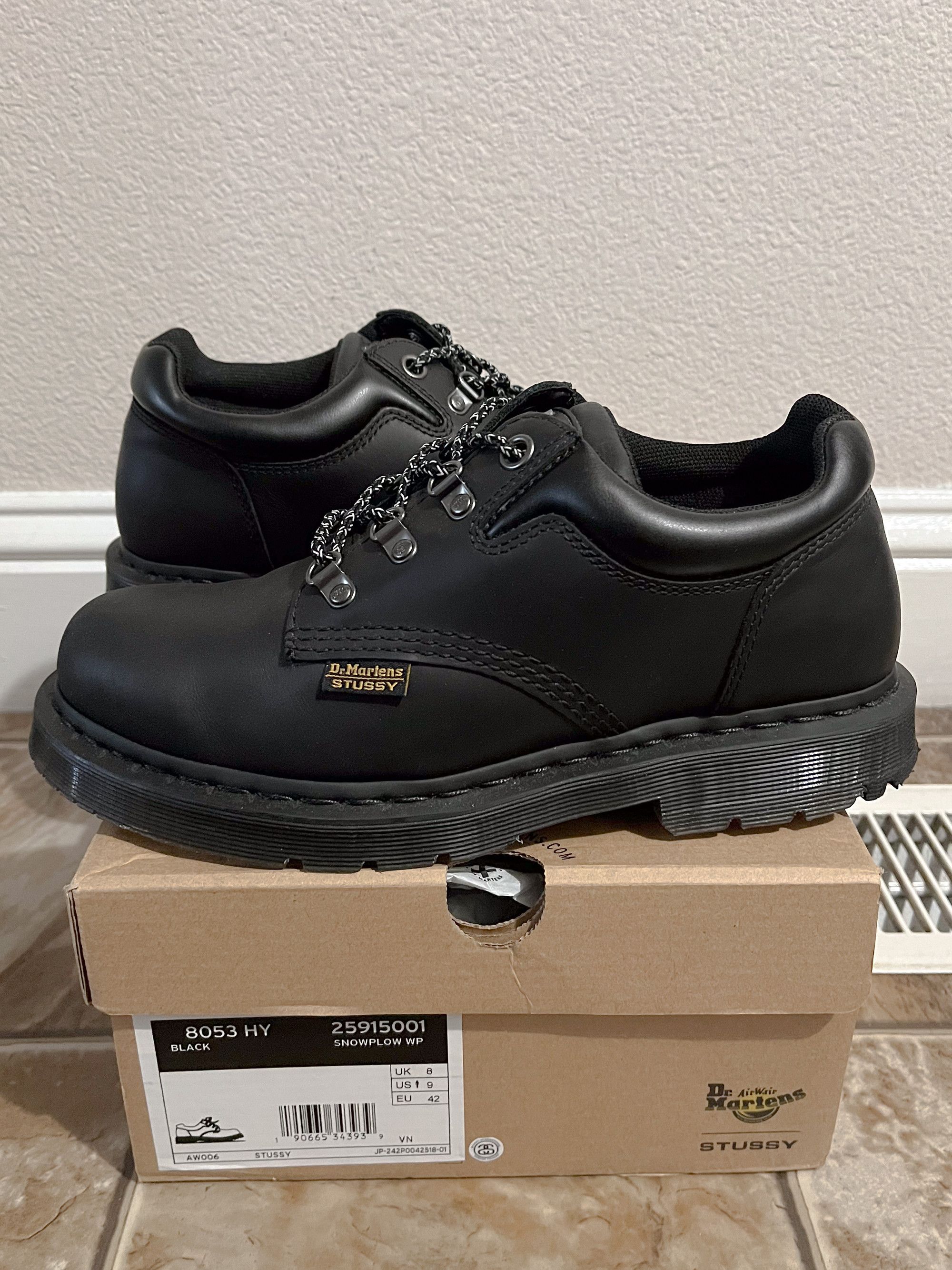 Stussy Stussy Dr. Martens 8053 HY Black - Size 9 US | Grailed