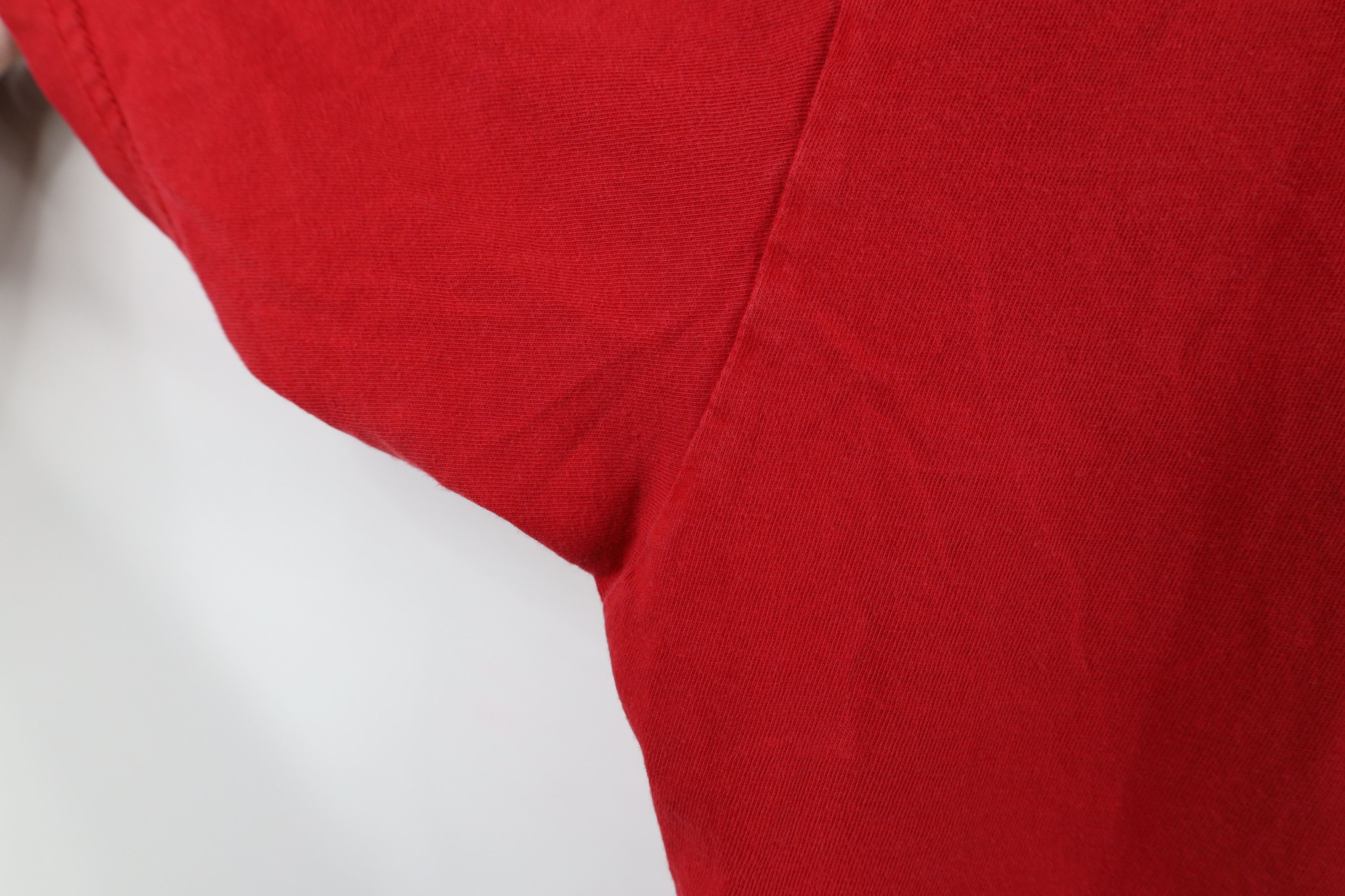 Ralph Lauren × Vintage Vintage 90s Ralph Lauren Short Sleeve T-Shirt Red Cotton USA Size US L / EU 52-54 / 3 - 7 Thumbnail