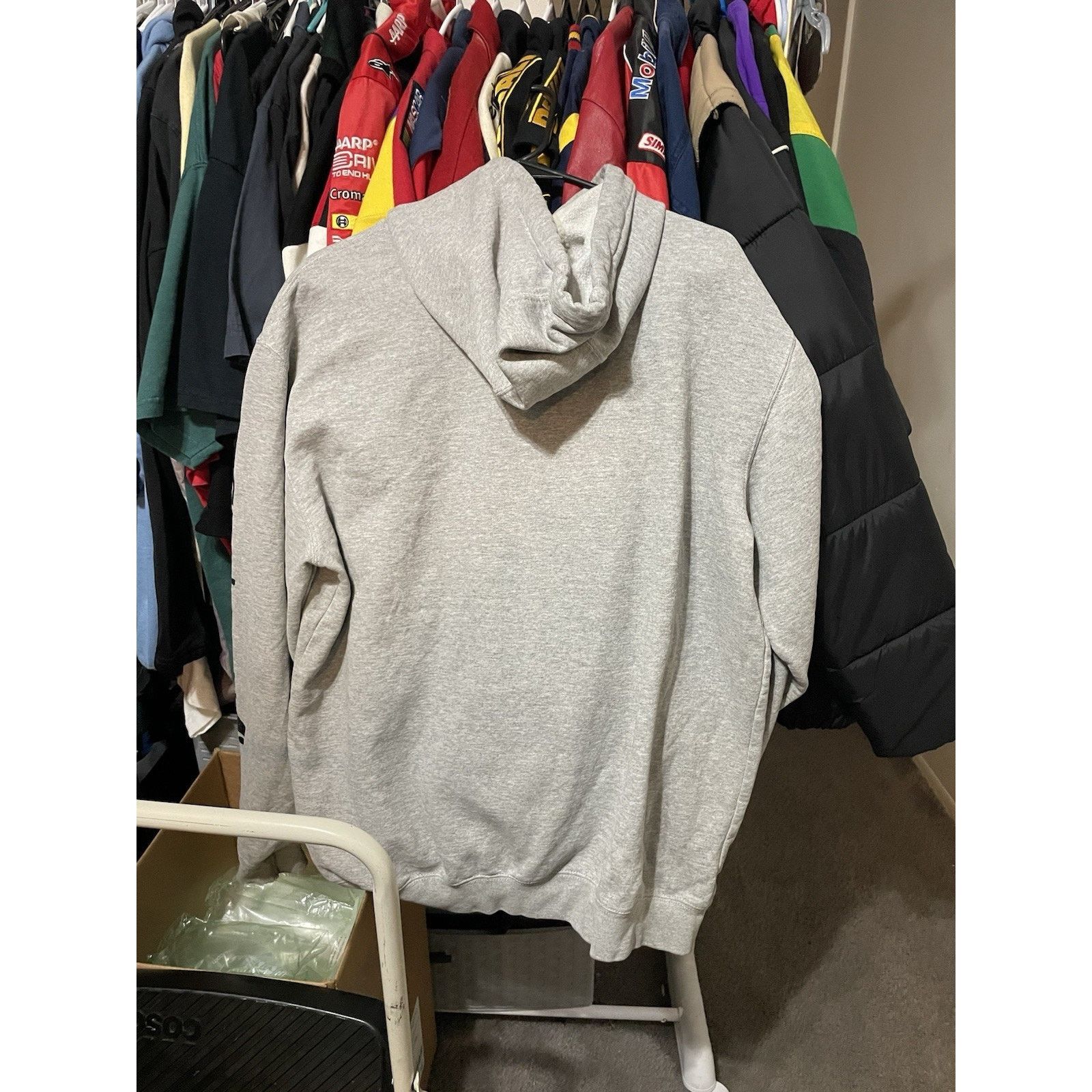 Carhartt Size L- Carhartt Hoodie Mens Loose Fit Gray Pullover Size US L / EU 52-54 / 3 - 2 Thumbnail