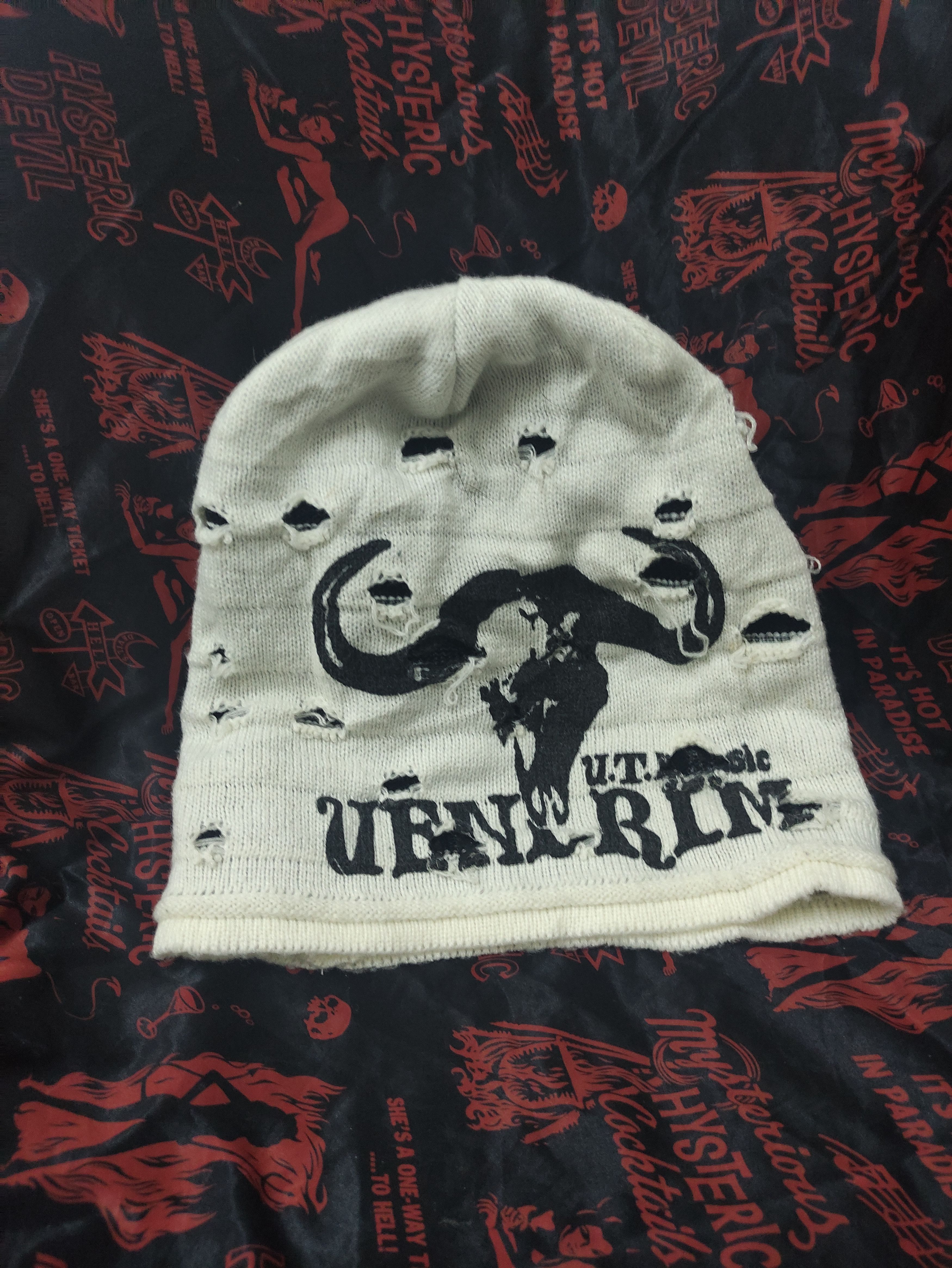 Japanese Brand JAPANESE BRAND BEANIE DESIGN DISTRESSED Size ONE SIZE - 4 Thumbnail