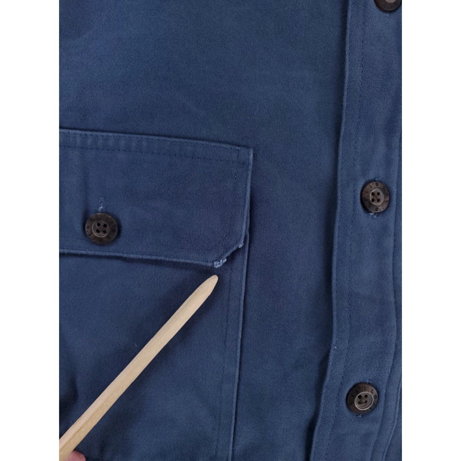 Levi's VINTAGE Levi's Button-Up Shirt Jacket Shacket Blue Long Sleeve Mens M Size US M / EU 48-50 / 2 - 3 Thumbnail