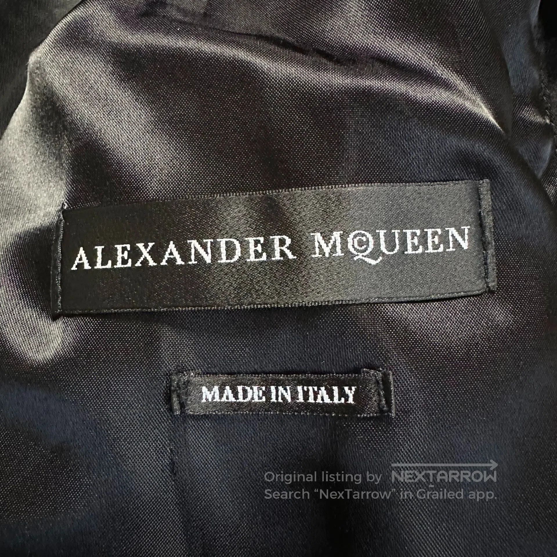 Alexander McQueen alexander mcqueen black embroidered wool coat. Size US L / EU 52-54 / 3 - 8 Thumbnail