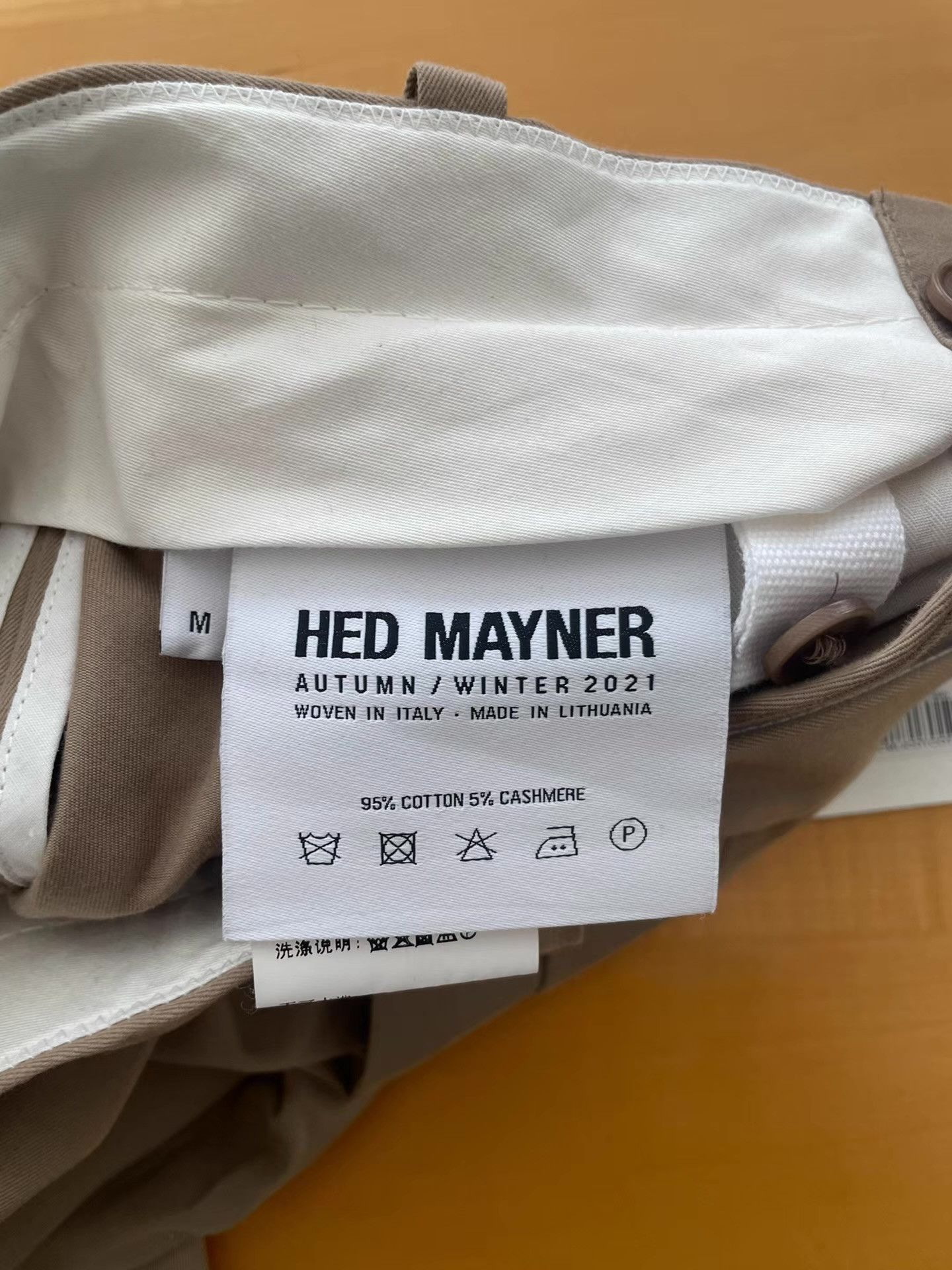 Hed Mayner Hed Mayner Three-Pleat Wide-Leg Pants Ｑ21 Size US 34 / EU 50 - 3 Thumbnail