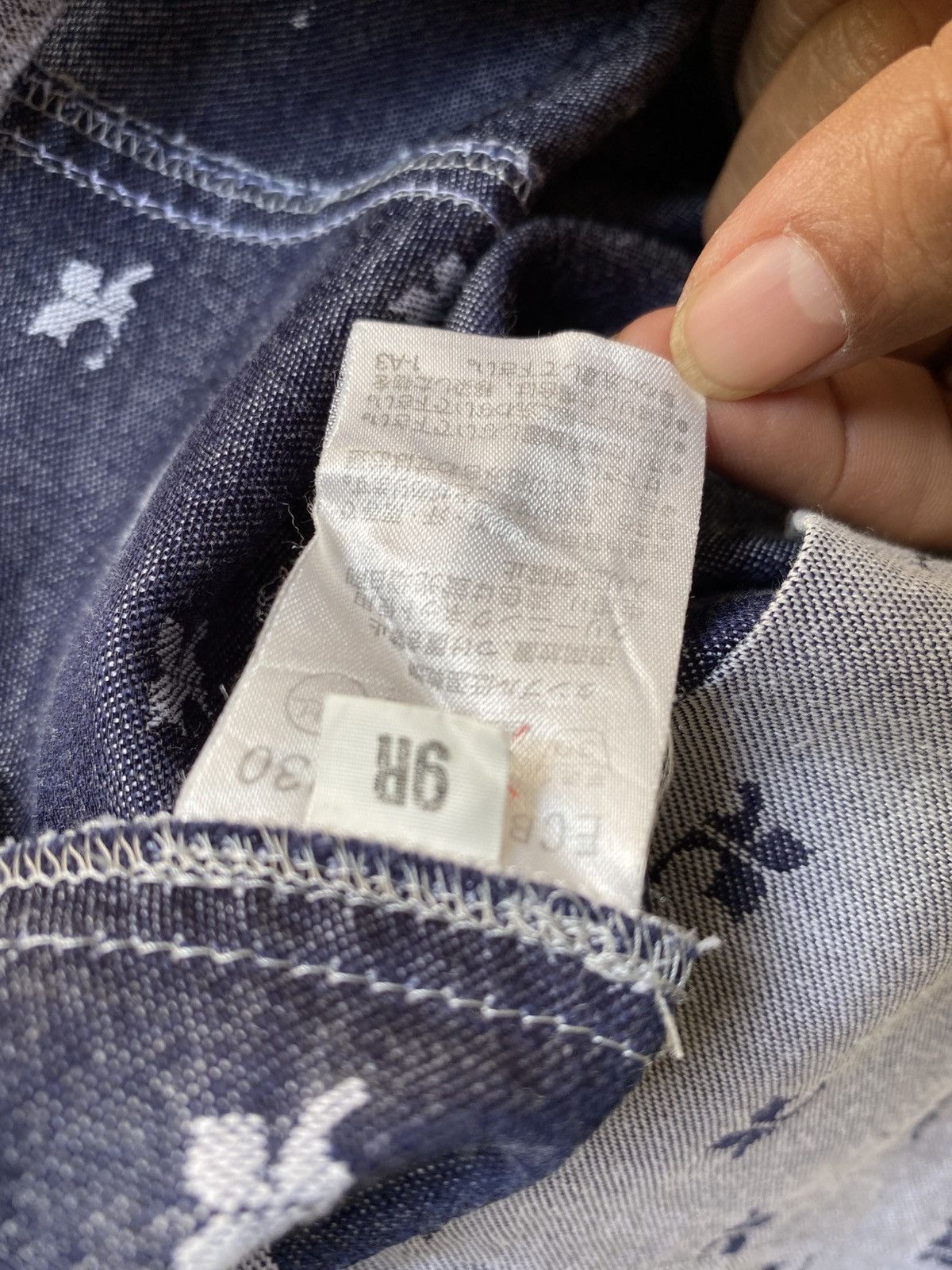 Courreges Courrèges Gray Classic Logo Pattern Button-Up. Size M / US 6-8 / IT 42-44 - 4 Thumbnail