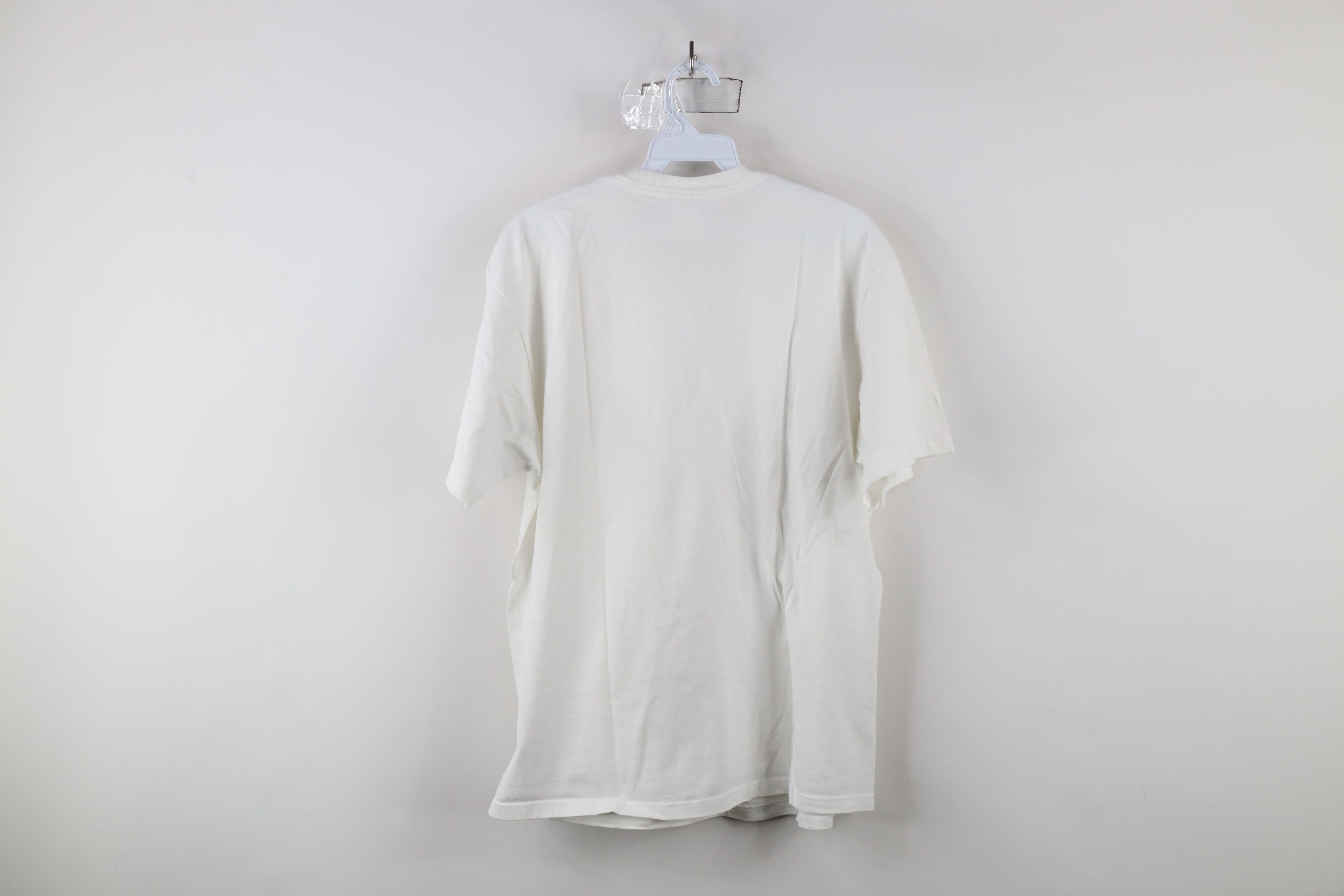 Reebok × Vintage Vintage 90s Reebok Classic Flag Short Sleeve T-Shirt White Size US M / EU 48-50 / 2 - 10 Thumbnail