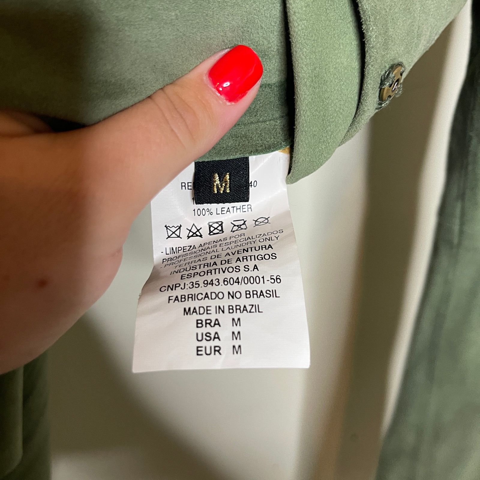 Osklen Osklen green suede 100% leather button down shirt jacket M Size M / US 6-8 / IT 42-44 - 6 Thumbnail
