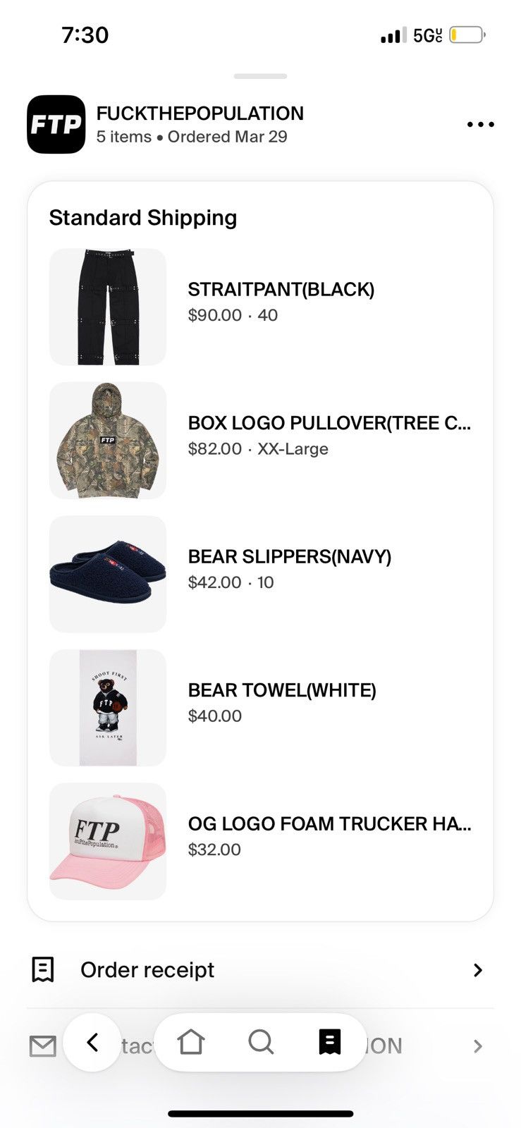 Fuck The Population 2025’ Fuck The Population StraitPants Black Sz 40 Size US 40 / EU 56 - 4 Thumbnail