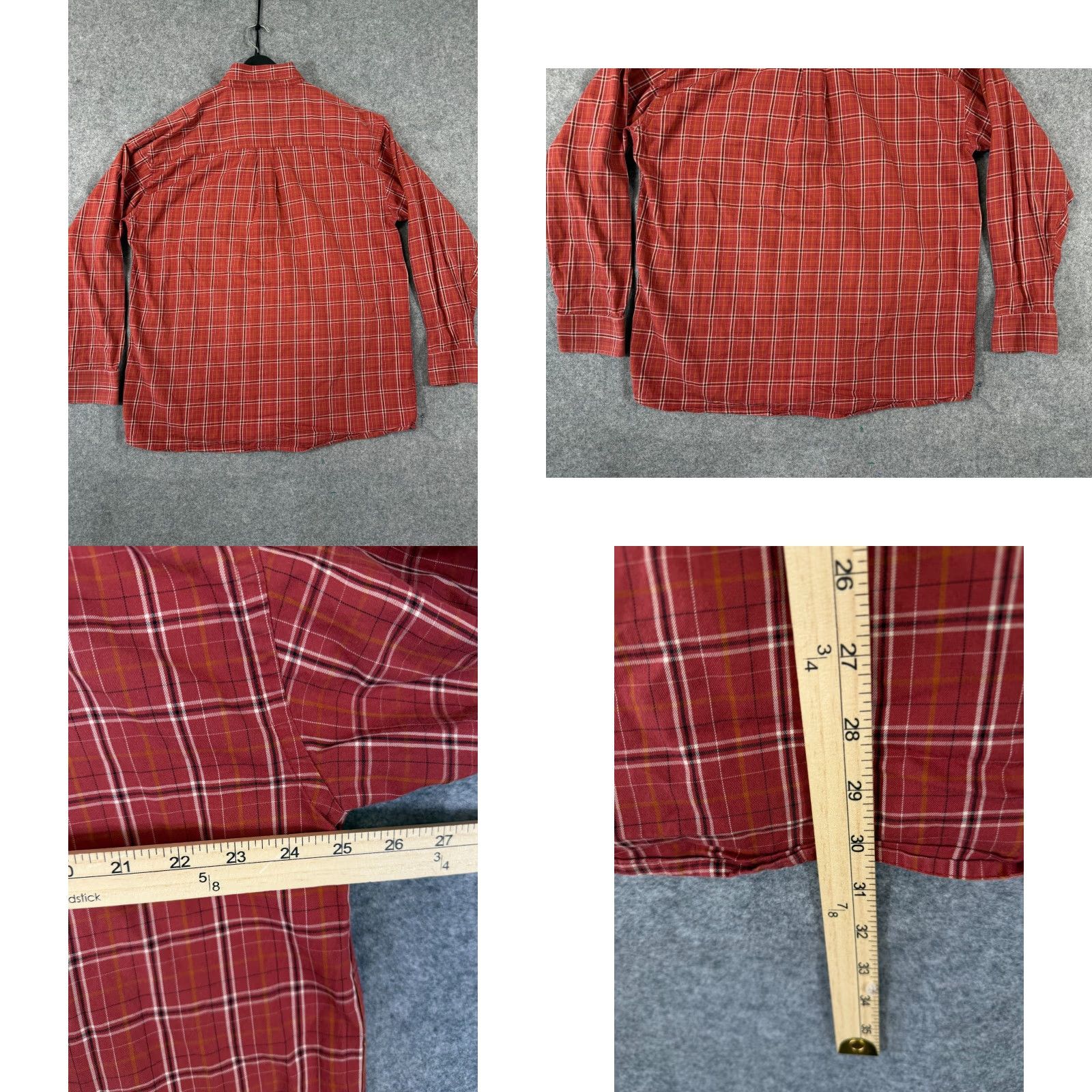 Wrangler Wrangler George Strait Cowboy Cut Button Down Shirt Mens XL Brown Plaid Western Long Sleeve Size US XL / EU 56 / 4 - 8 Thumbnail
