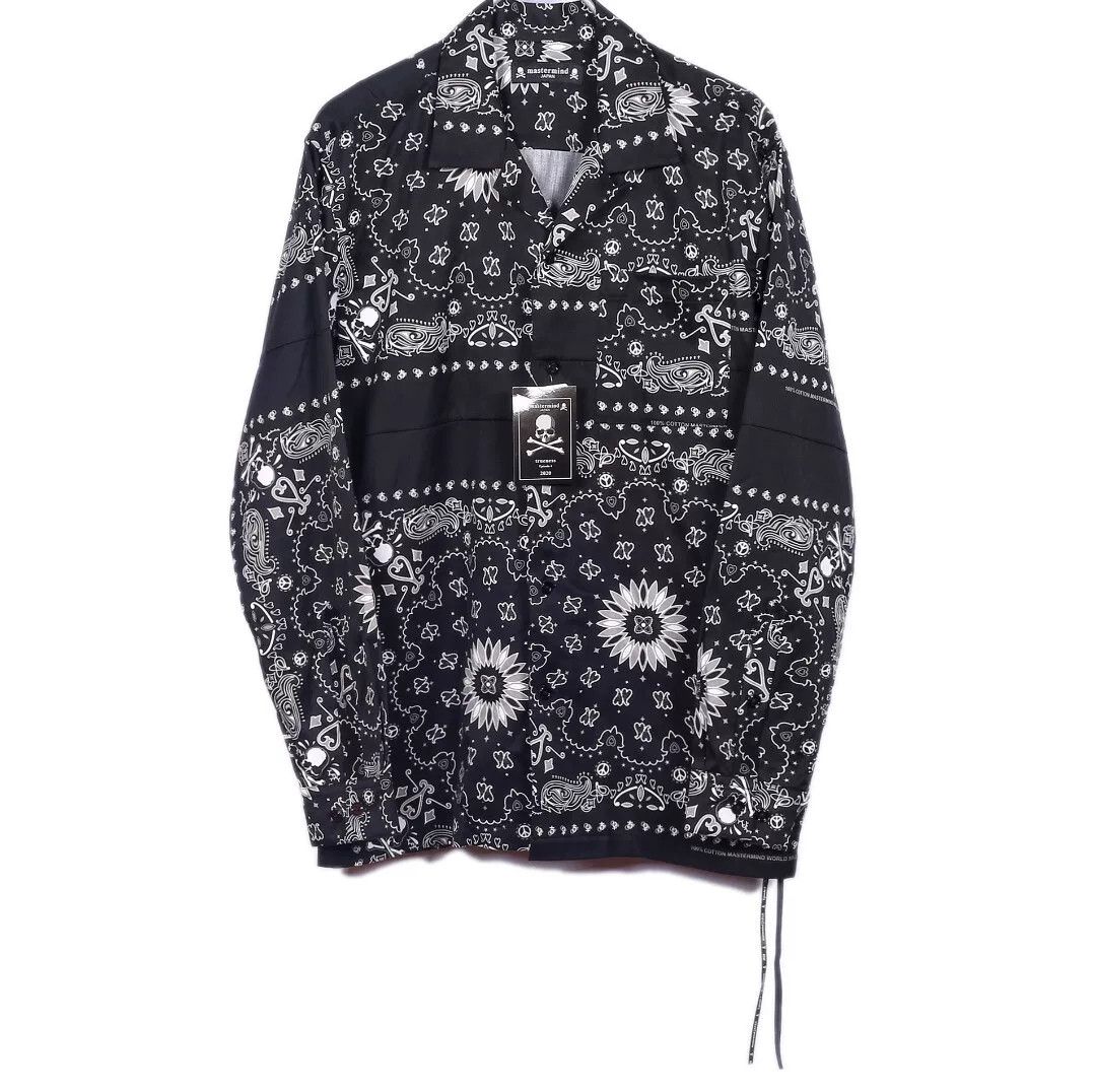 Mastermind Japan Mastermind Japan Black Bandana Print Shirt Size US S / EU 44-46 / 1 - 1 Thumbnail