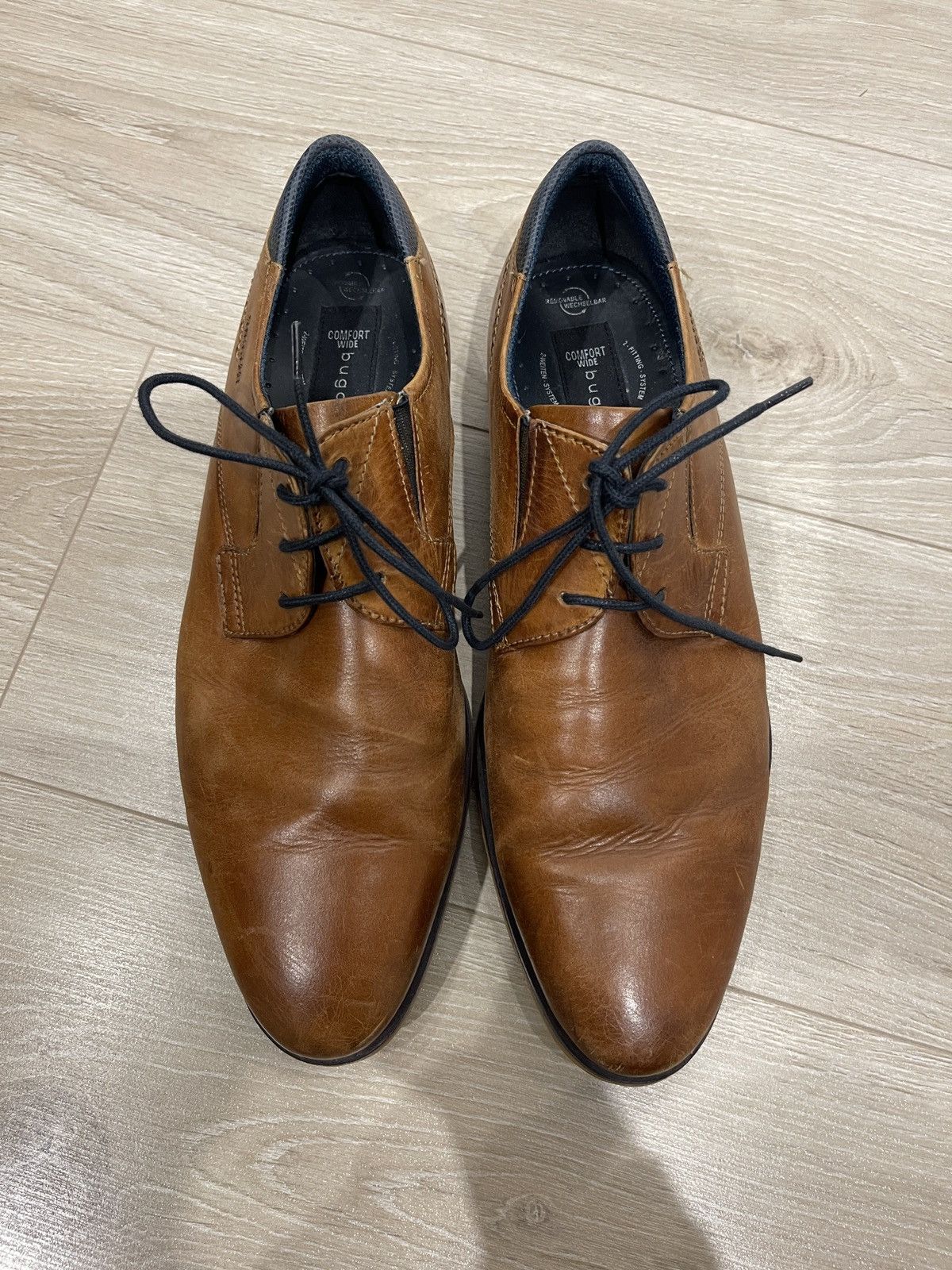 Bugatti Bugatti shoes mens leather brown rare 44 euro 10 usa Size US 10 / EU 43 - 3 Thumbnail
