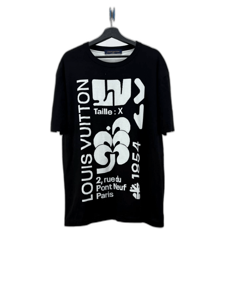Louis Vuitton Louis Vuitton 1854 Series Knit Logo Tee-yf Size US XXL / EU 58 / 5 - 1 Thumbnail