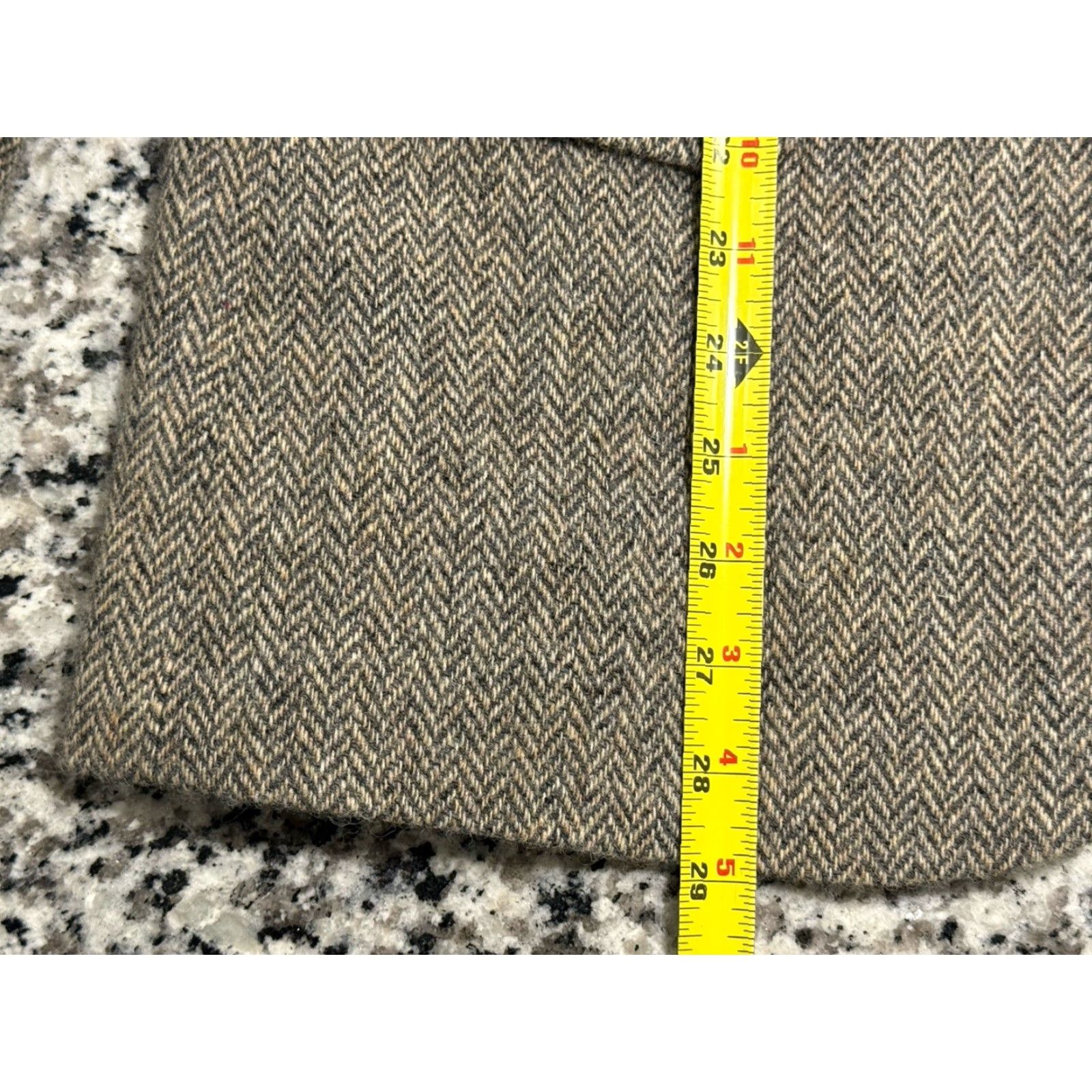 Ralph Lauren VTG Ralph Lauren Blazer Wool 100% Gray Herringbone Size M / US 6-8 / IT 42-44 - 6 Thumbnail