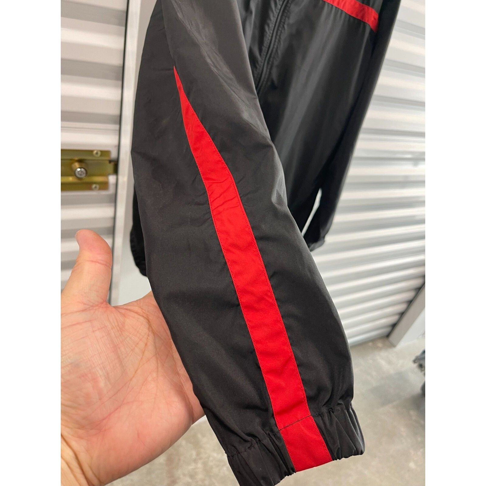 Ralph Lauren VTG Y2K 90S POLO SPORT BLACK RED TRACK JACKET WINDBREAKER RU Size US L / EU 52-54 / 3 - 3 Thumbnail