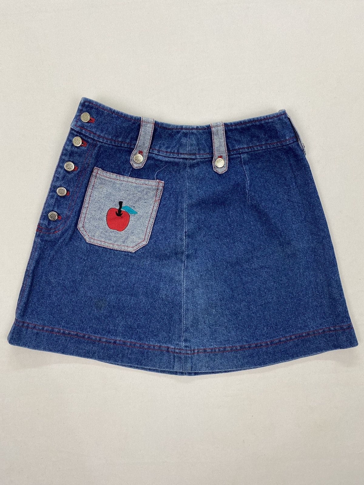 Japanese Brand Betty’s Blue by Shinji Abe Denim Skirt Size 24" / US 00 / IT 34 - 7 Thumbnail