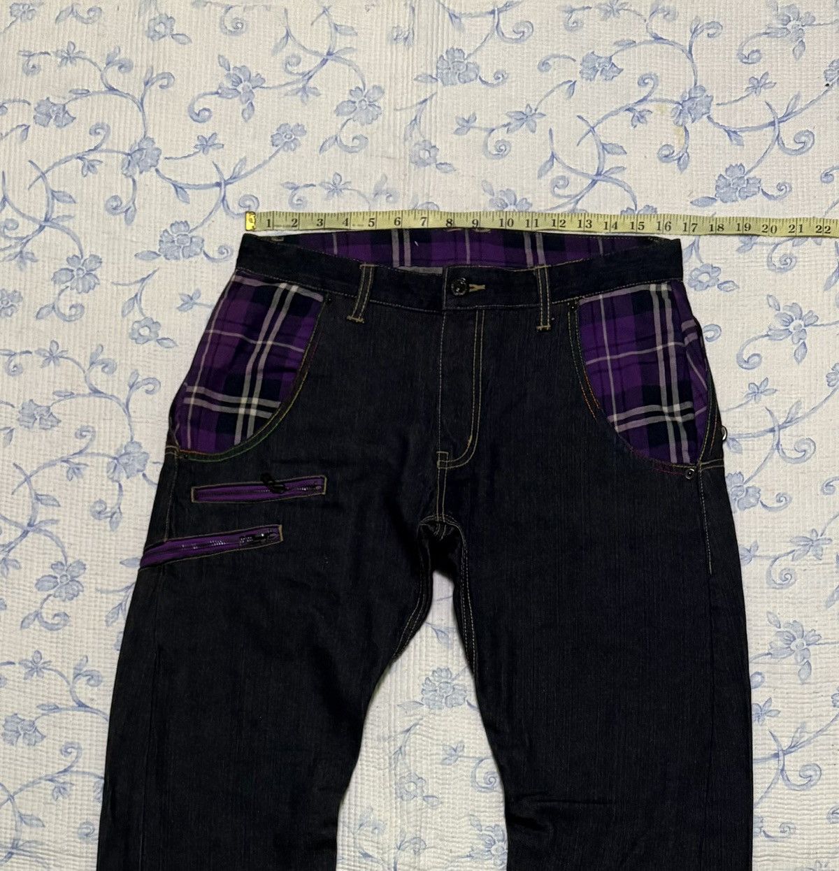 Japanese Brand Japanese International World Jeans Streetwear Denim Size US 33 - 3 Thumbnail