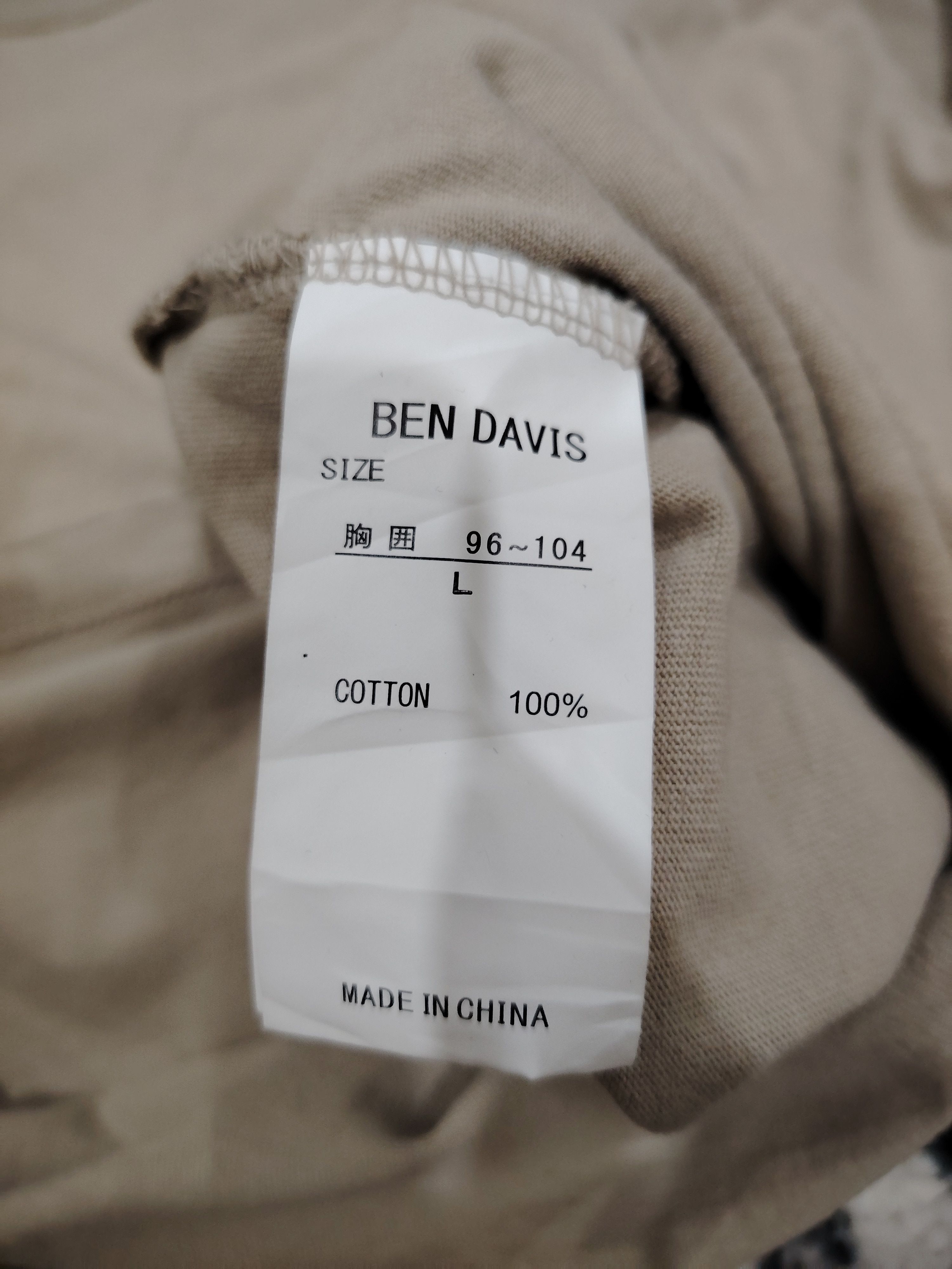 Ben Davis × Vintage Vintage tee Ben Davis Size US L / EU 52-54 / 3 - 5 Thumbnail