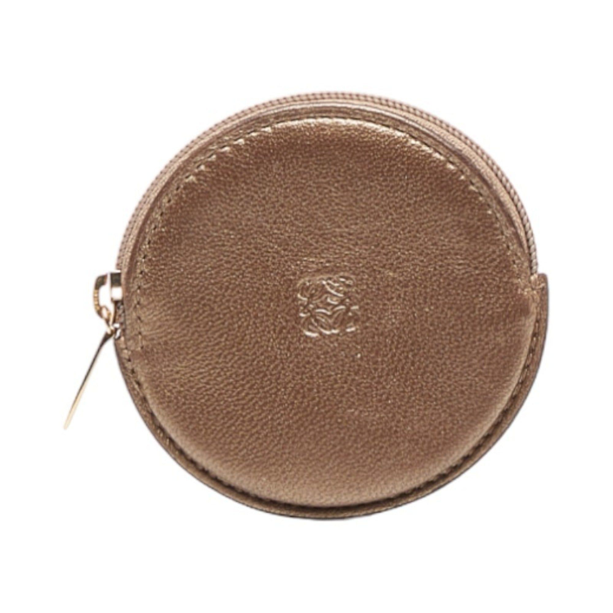 image of Loewe Coin Case Brown Leather Ladies in Black, Women's
