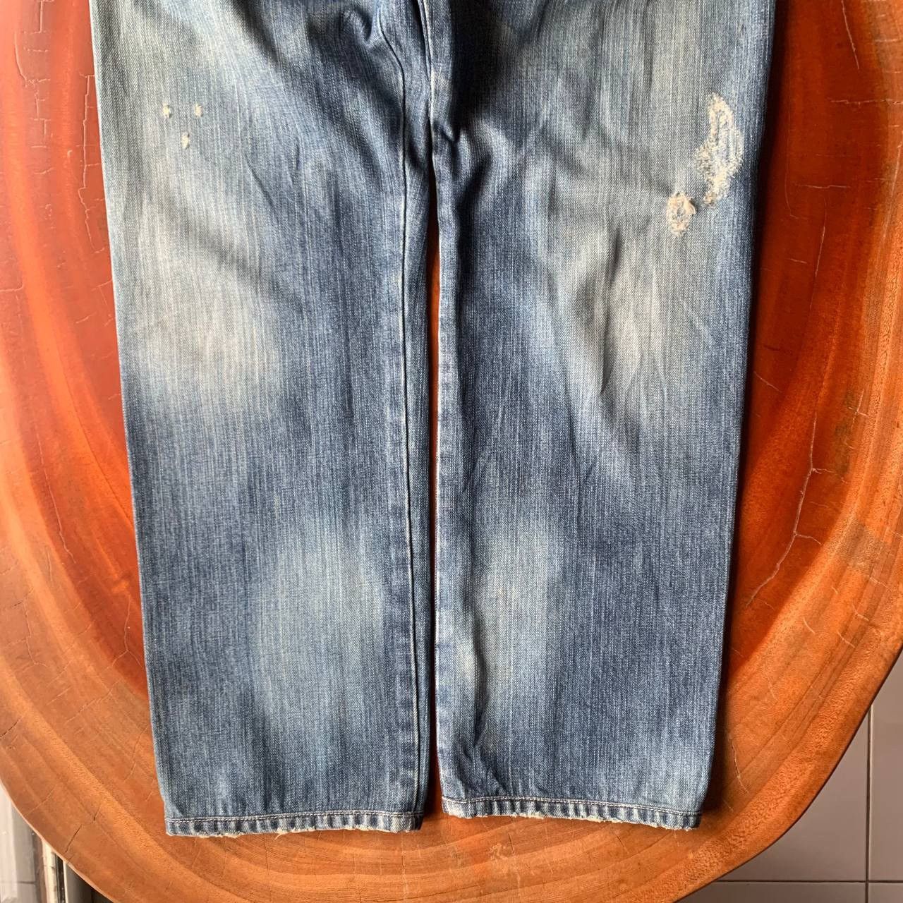 Marithe + Francois Girbaud Distressed Marithe Francois Girbaud MFG Blue Denim Pants Size US 33 - 5 Thumbnail