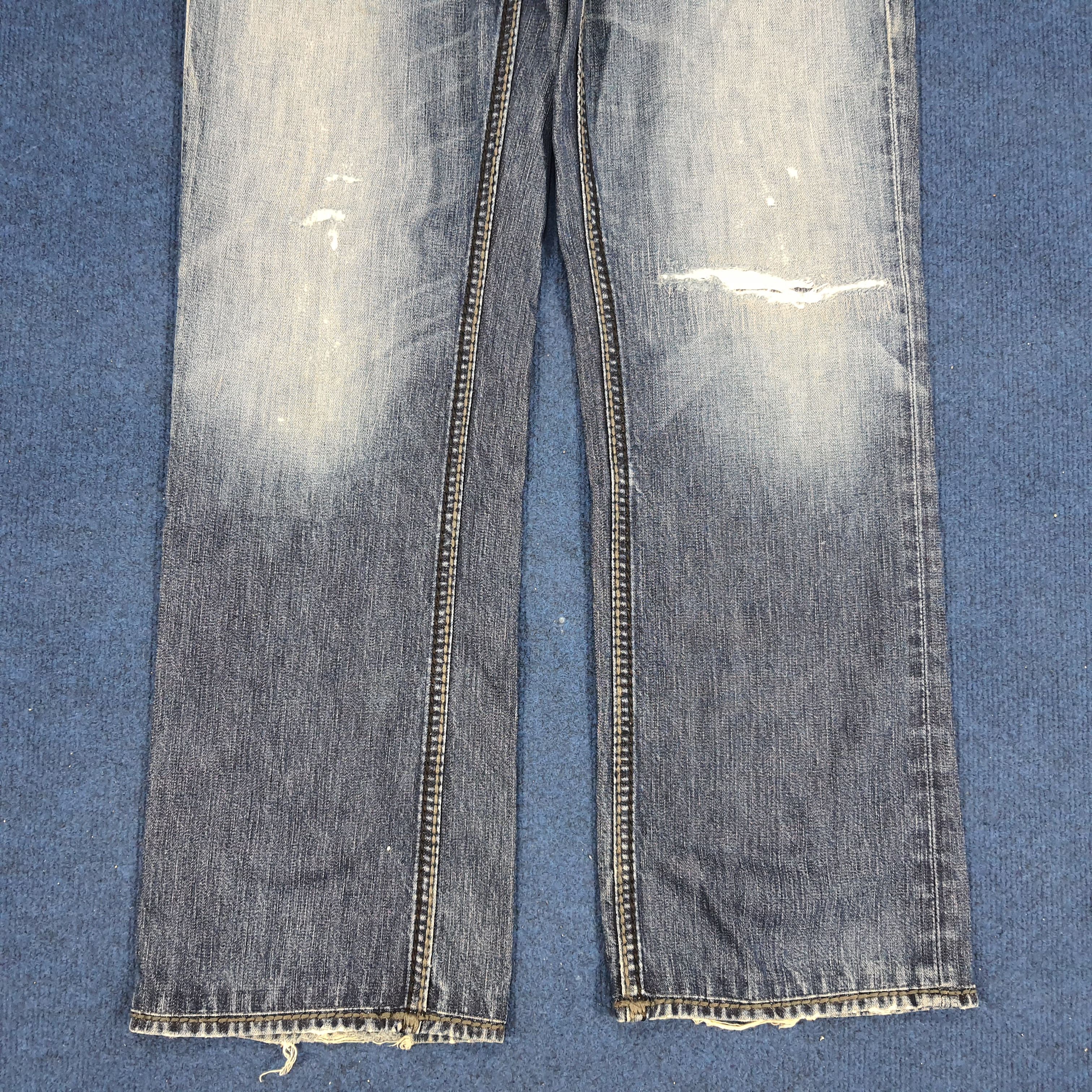 True Religion × Vintage Vintage True Religion American Made Distressed Jeans Size US 35 - 6 Thumbnail