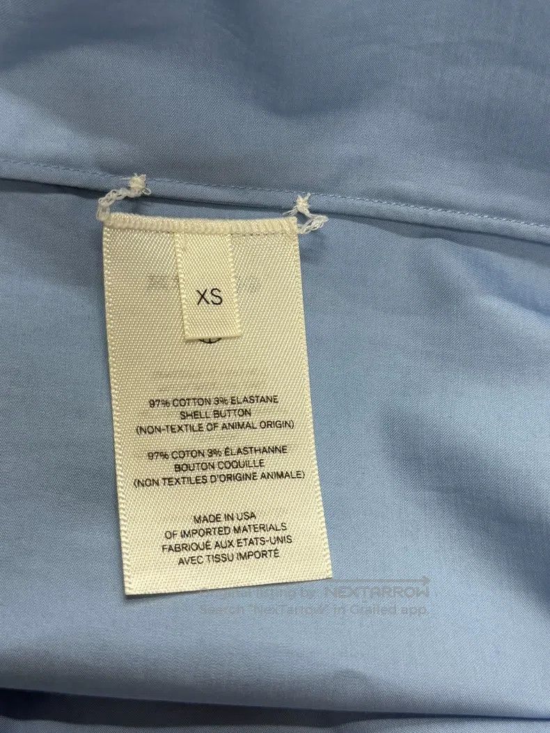 The Row The row Blue long-sleeved shirt Size US XS / EU 42 / 0 - 4 Thumbnail