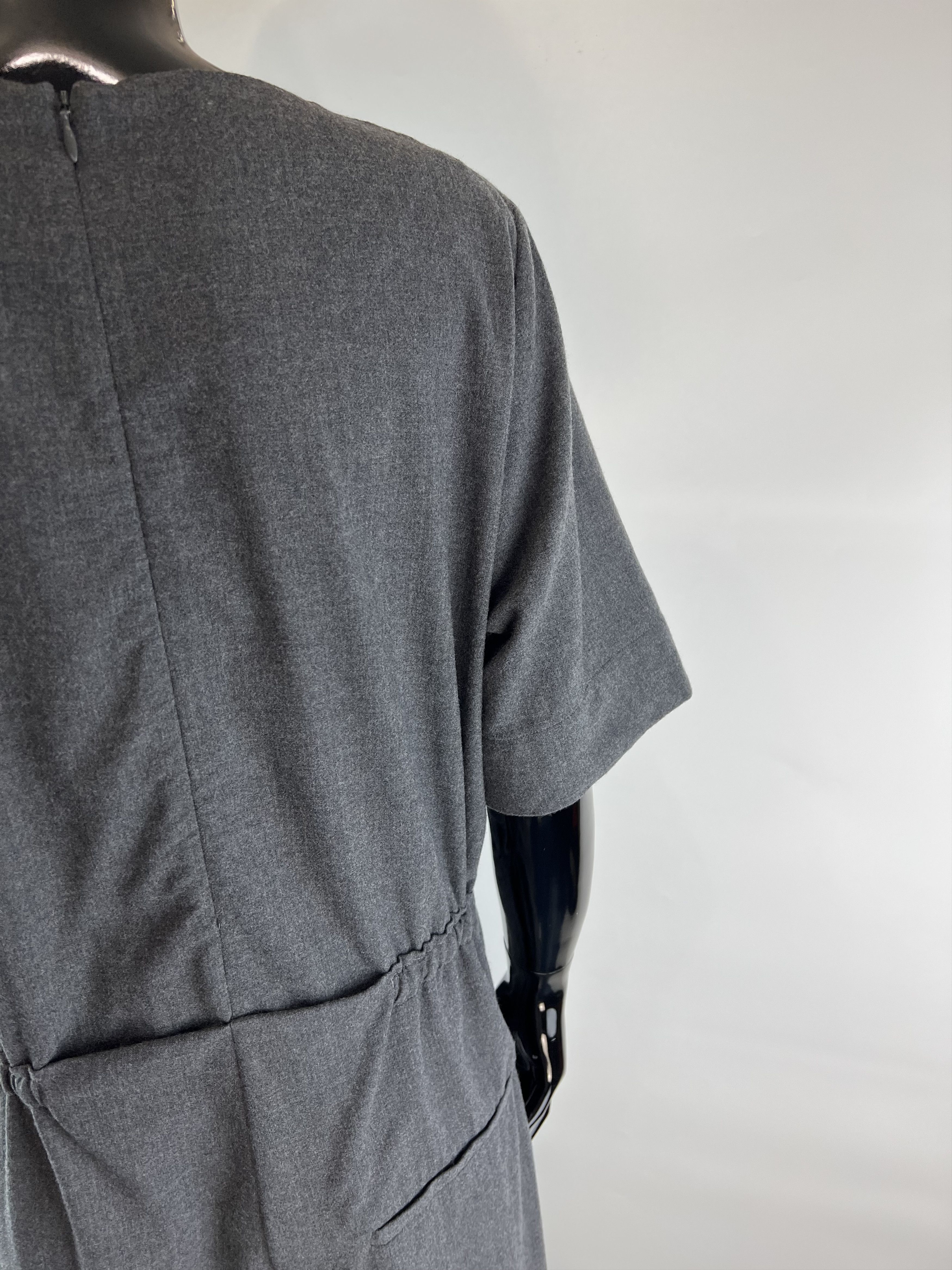 Cos COS Wool Jumpsuit Gray Size EU42 Size 34" / US 12 / IT 48 - 4 Thumbnail