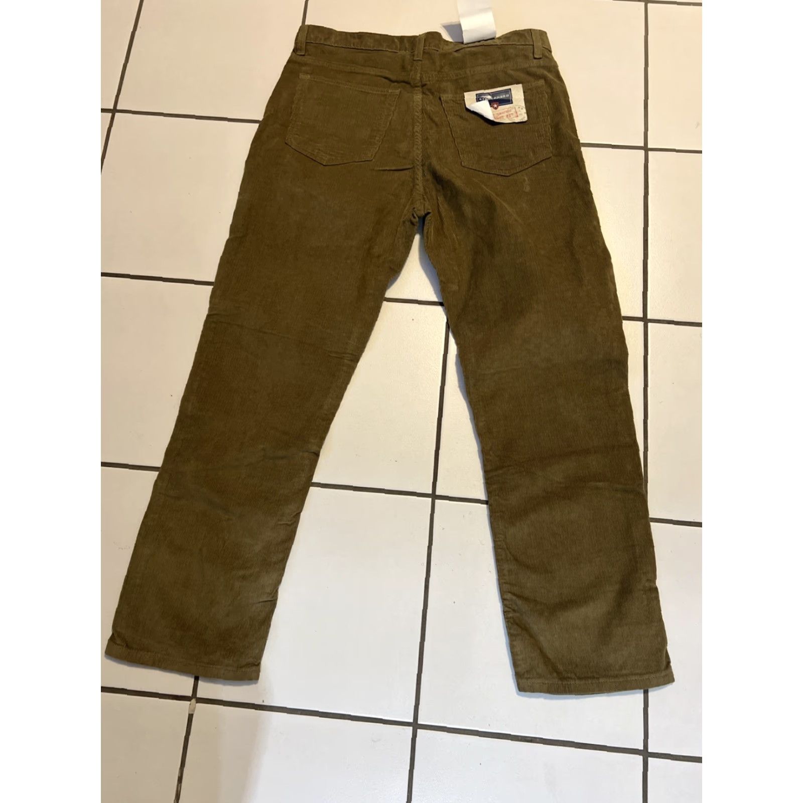 Camel Saddlebred Casual Chino Pants for Men, Flat Front, Size 36x30, Beige, Cotton, Regular Fit, Straight Leg Size US 36 / EU 52 - 2 Thumbnail