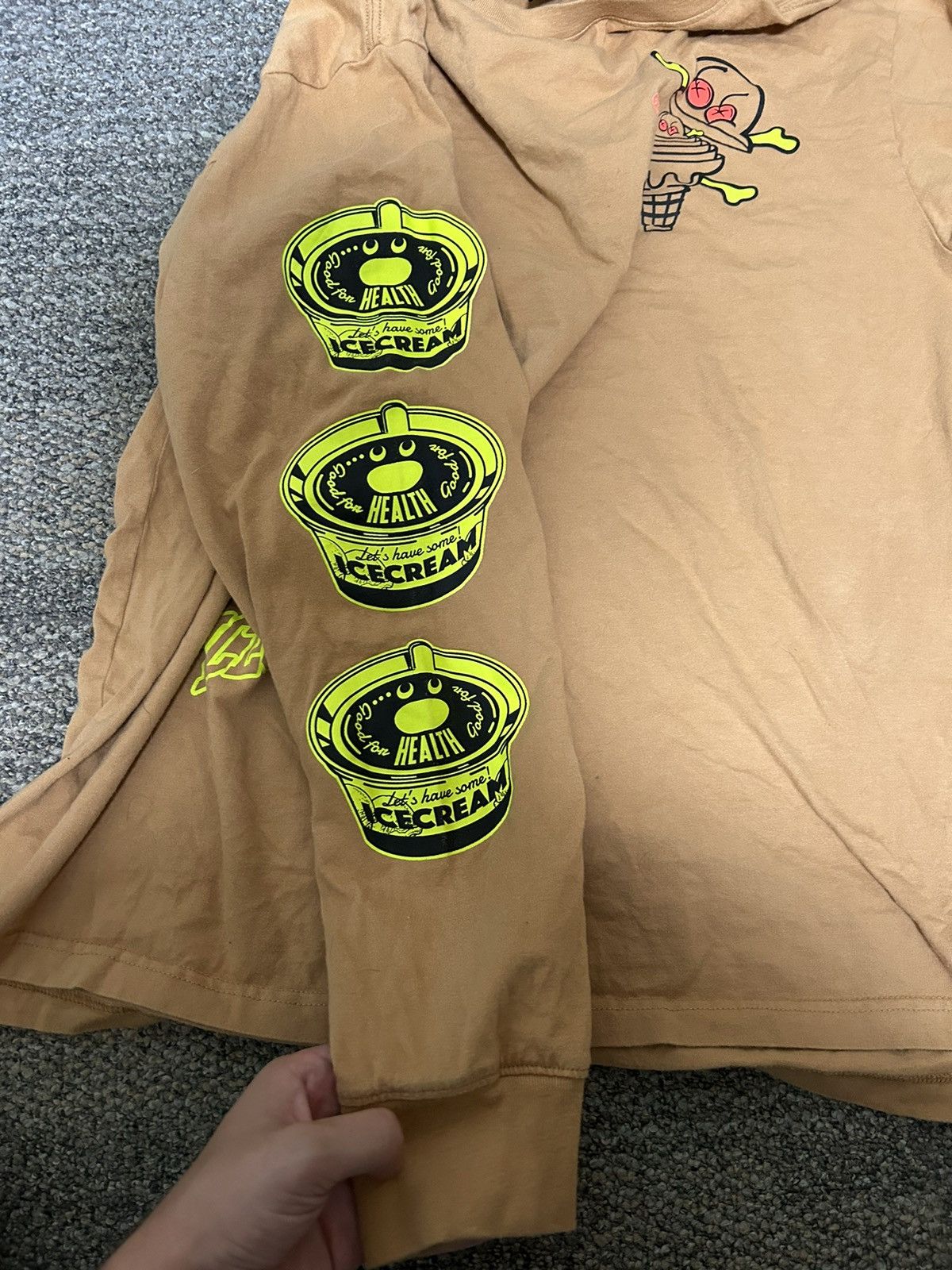 Billionaire Boys Club × Icecream Billionaire Boys Club Ice Cream Tan longsleeve Size US XL / EU 56 / 4 - 3 Thumbnail
