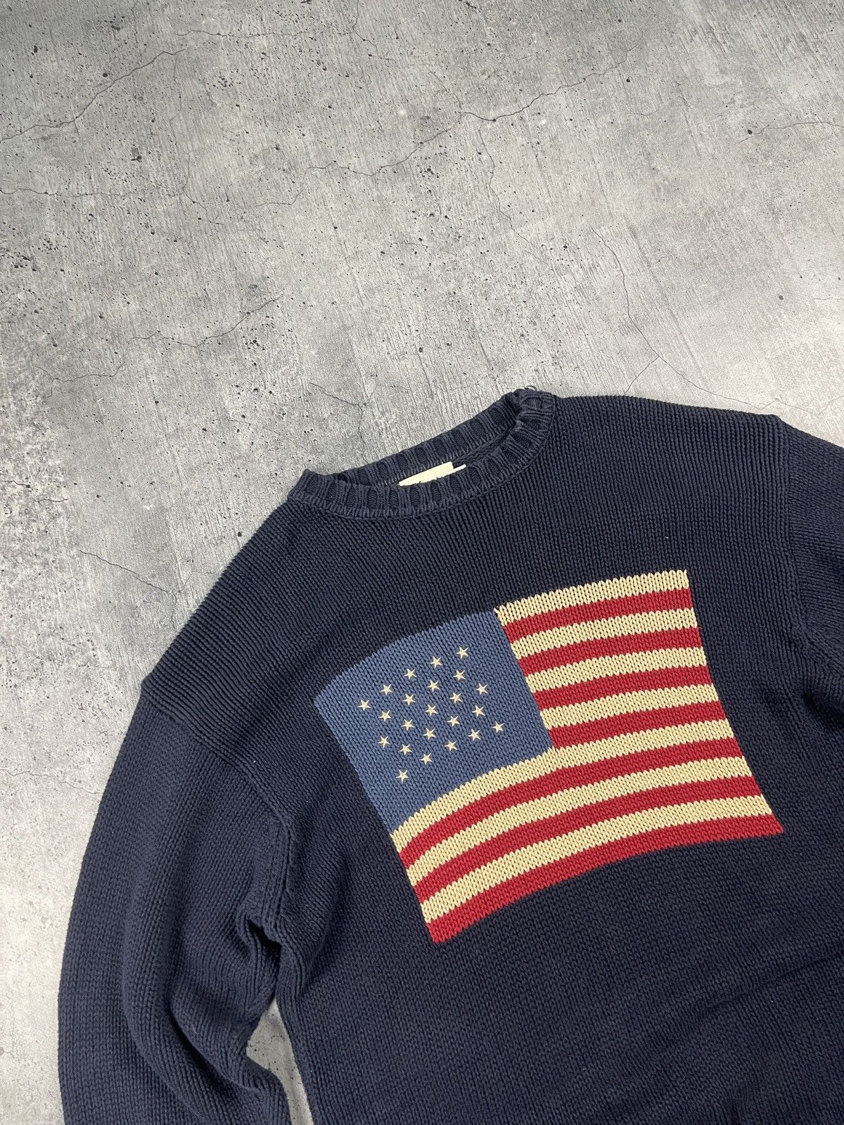 Polo Ralph Lauren × Vintage Vintage big logo USA SWEATER Polo Ralph style Size US L / EU 52-54 / 3 - 3 Thumbnail