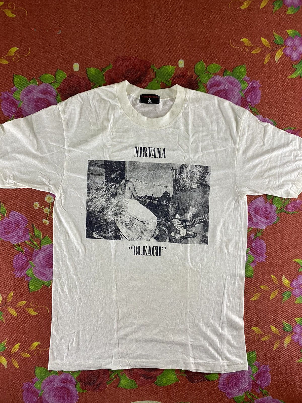 【SATIIIZ】Dino Nirvana Bleach Short Sleeve T-Shirt org.jpg