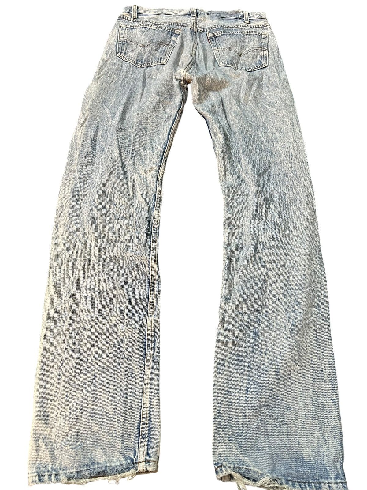 Levi's 80’s Distressed Levi’s 501 Acid Wash Rare Jean Size US 30 / EU 46 - 2 Thumbnail