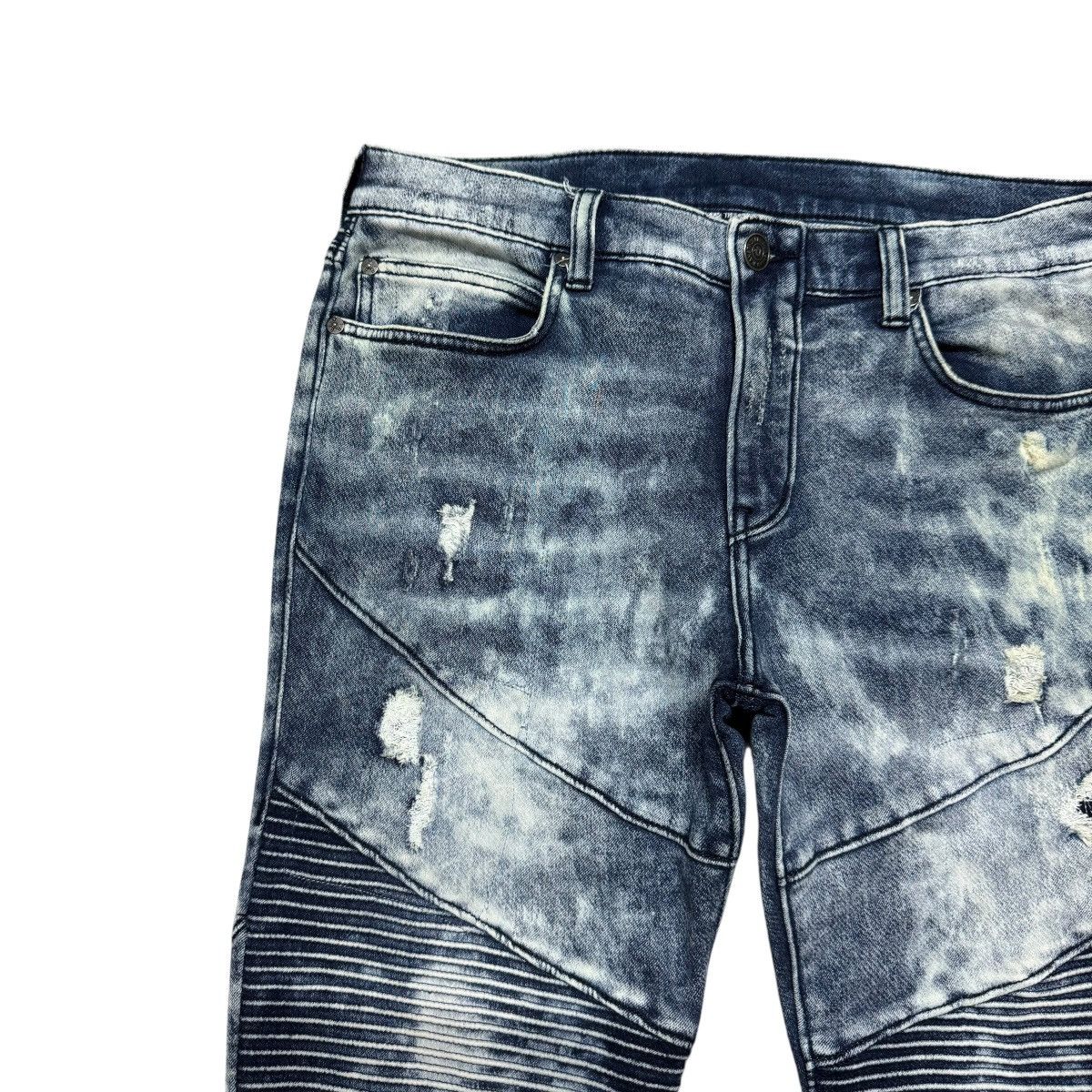 True Religion True Religion Rocco Denim Biker Jeans Size US 34 / EU 50 - 4 Thumbnail
