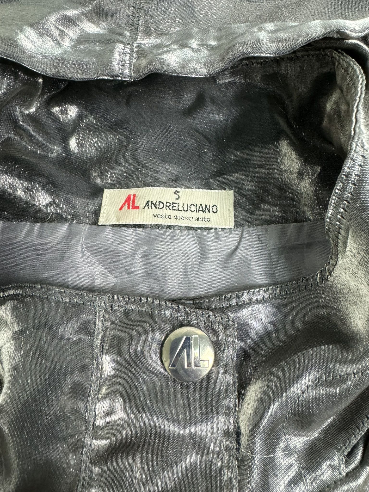 Andreluciano Andreluciano Italy Milano Blink Metallic Light Jacket Size US L / EU 52-54 / 3 - 5 Thumbnail