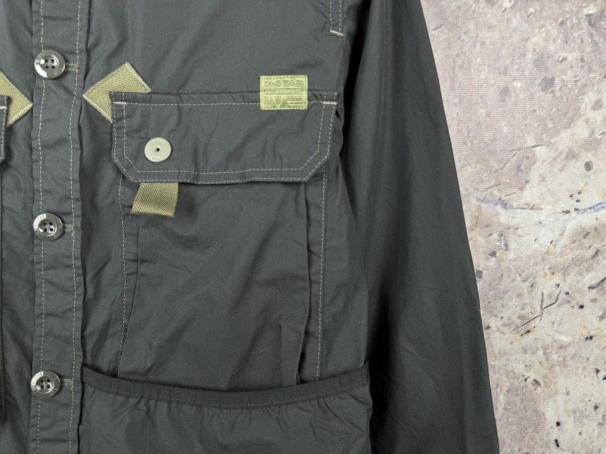 G-Star Men’s G-Star Utility Poplin Indoor Jacket Black Size Small Size US S / EU 44-46 / 1 - 5 Thumbnail