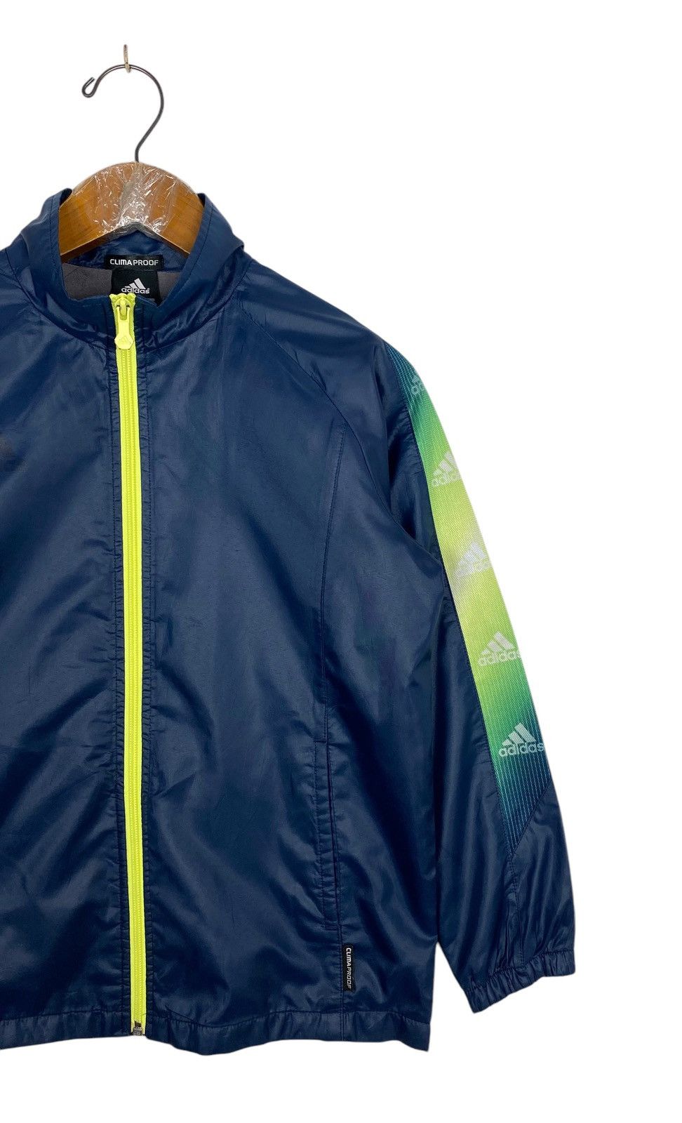Adidas Rare‼️ Adidas Side Tape Logo Light Jacket for Boys Size US XXS / EU 40 - 3 Thumbnail