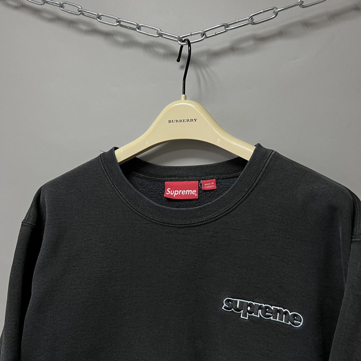 Supreme Supreme Connect Crewneck Sweatshirt Black Size US L / EU 52-54 / 3 - 3 Thumbnail