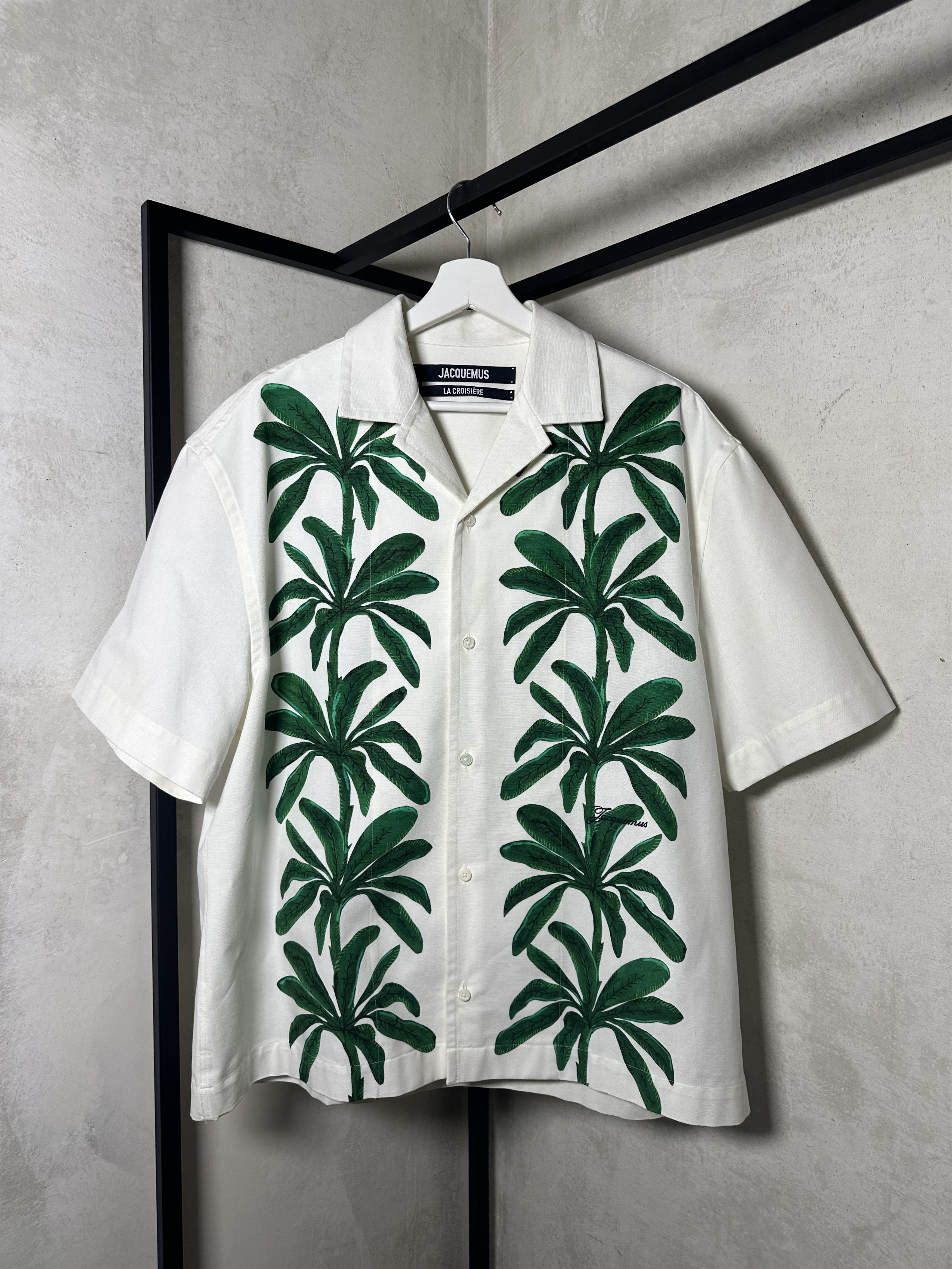 Jacquemus Jacquemus La Chemise Jean Printed Canvas Shirt Size US M / EU 48-50 / 2 - 1 Thumbnail