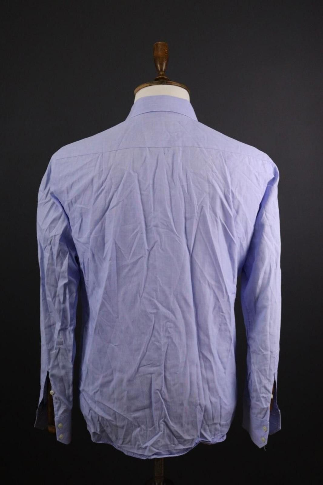 Romeo Gigli Romeo Gigli Milano Blue Button Down Shirt Size 39 / 15 Size US M / EU 48-50 / 2 - 4 Thumbnail
