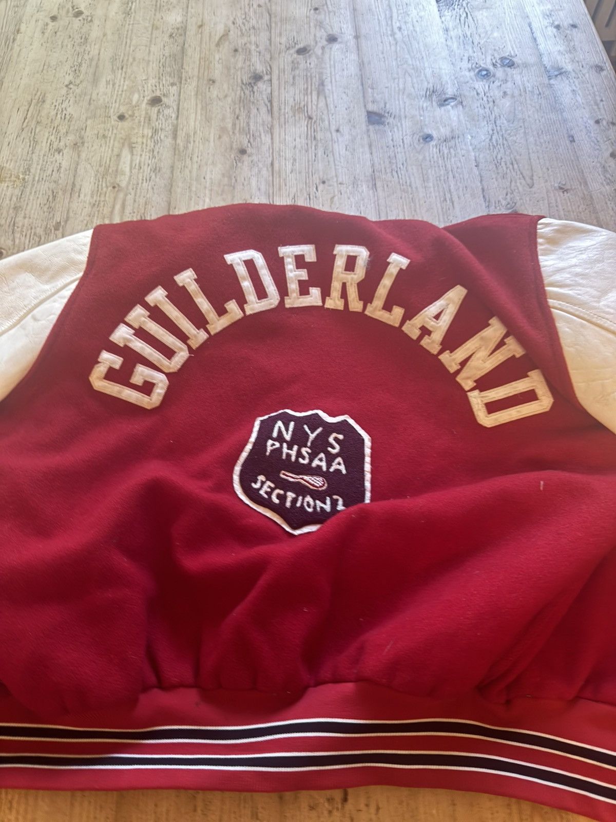 Other Vintage Guilderland Varsity Jacket – USA Made Wool & Leather Size US L / EU 52-54 / 3 - 6 Thumbnail