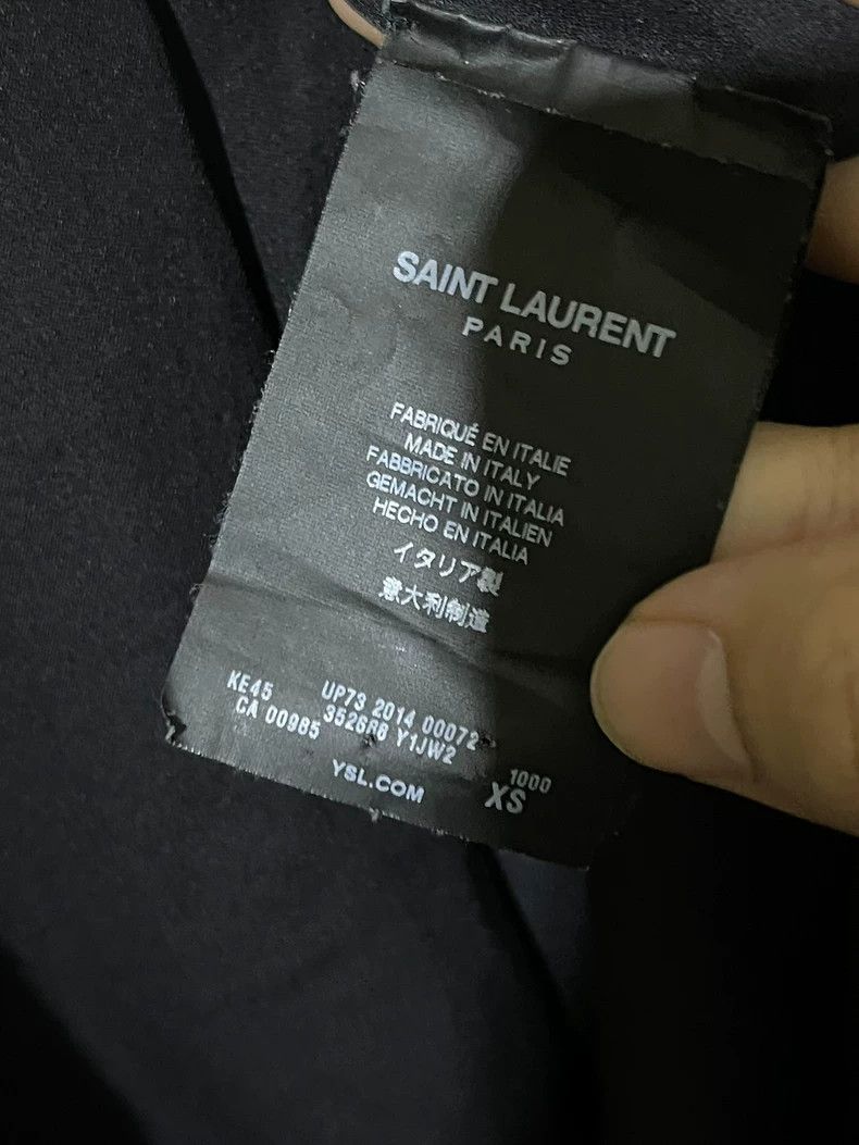 Saint Laurent Paris saint Laurent paris14fw genuine studded wool black shirt Size US XS / EU 42 / 0 - 5 Thumbnail