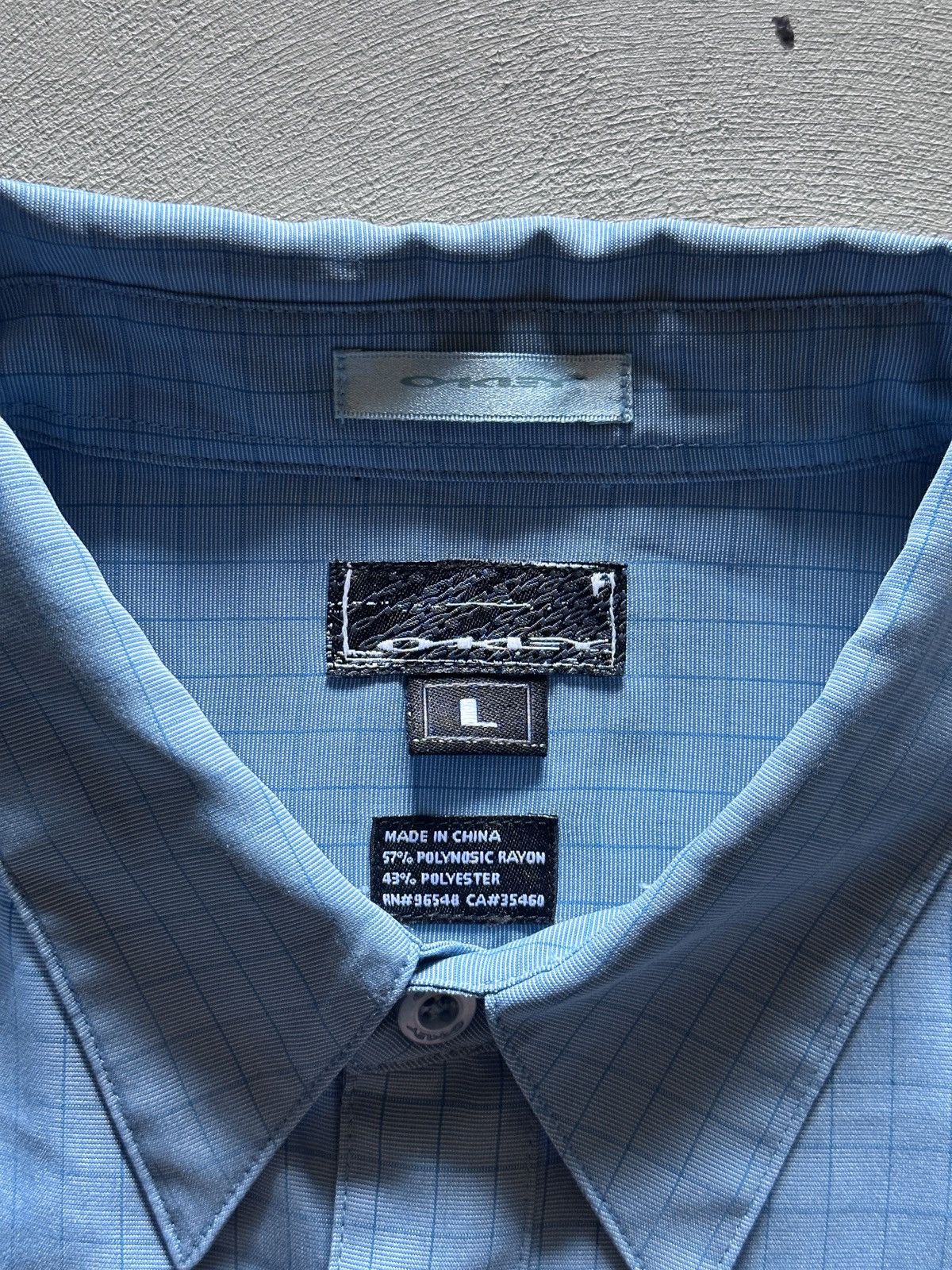 Oakley × Vintage vintage oakley software blue button up shirt Size US L / EU 52-54 / 3 - 6 Thumbnail