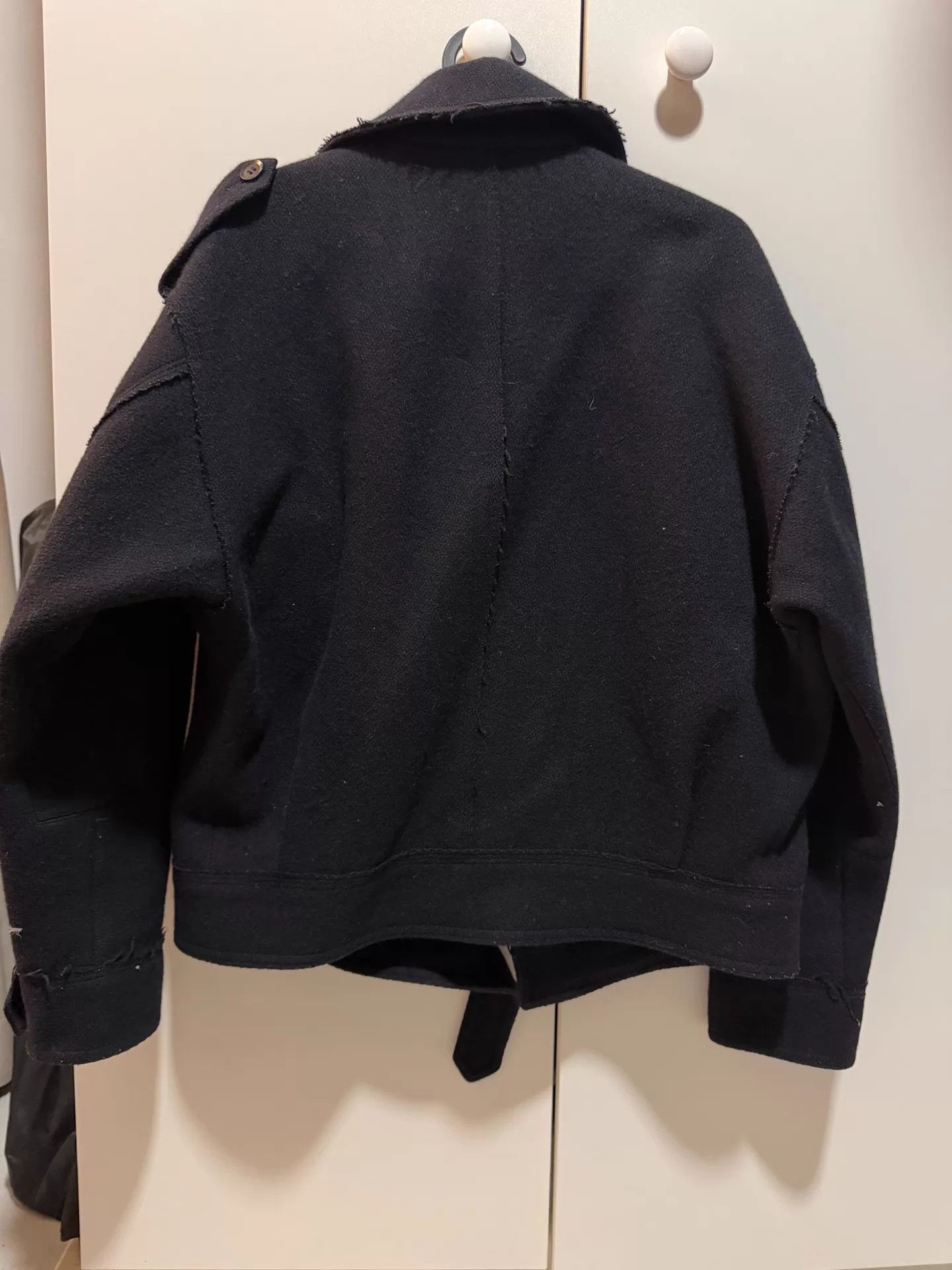 Yohji Yamamoto Yohji Y's Wool Jacket YSL Vibe Blue-Black 2 9/10 Unique Size US M / EU 48-50 / 2 - 5 Thumbnail