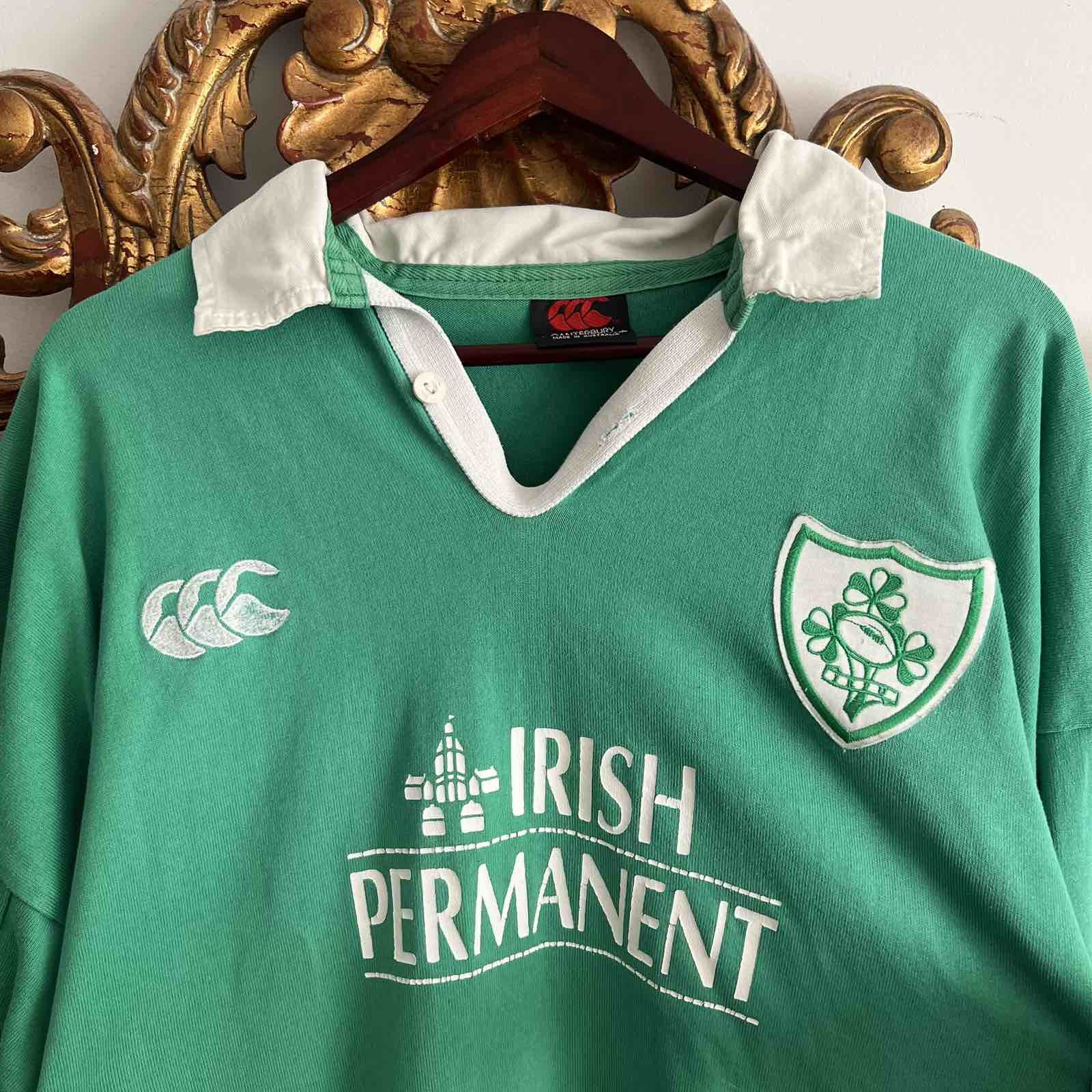 Vintage Vintage Canterbury Ireland rugby long sleeve jersey Size US XL / EU 56 / 4 - 4 Thumbnail