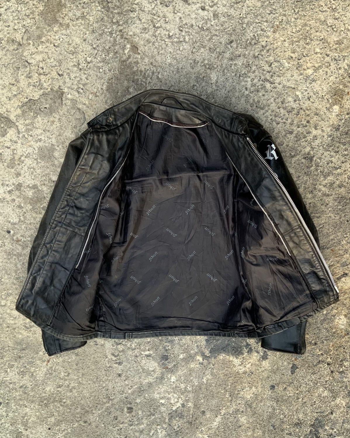 Schott × Vintage Vtg Schott “TRIUMPH” Destressed Cafe Racer Leather Jacket Size US M / EU 48-50 / 2 - 3 Thumbnail